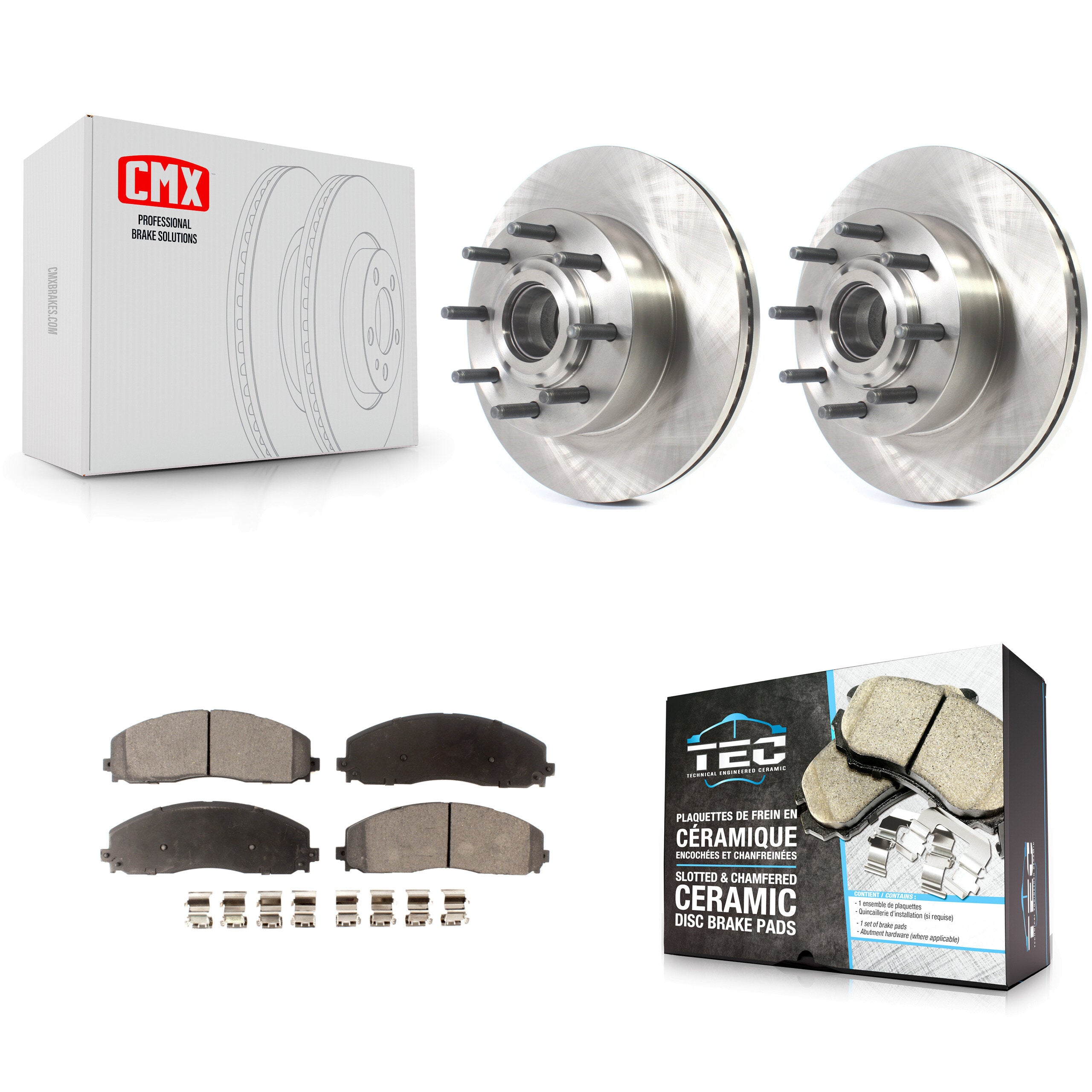 Transit Auto K8T-103175 Disc Brake Kit for 2013-2023 Ford F-250 Super Duty, Ford F-350 Super Duty - Front product image