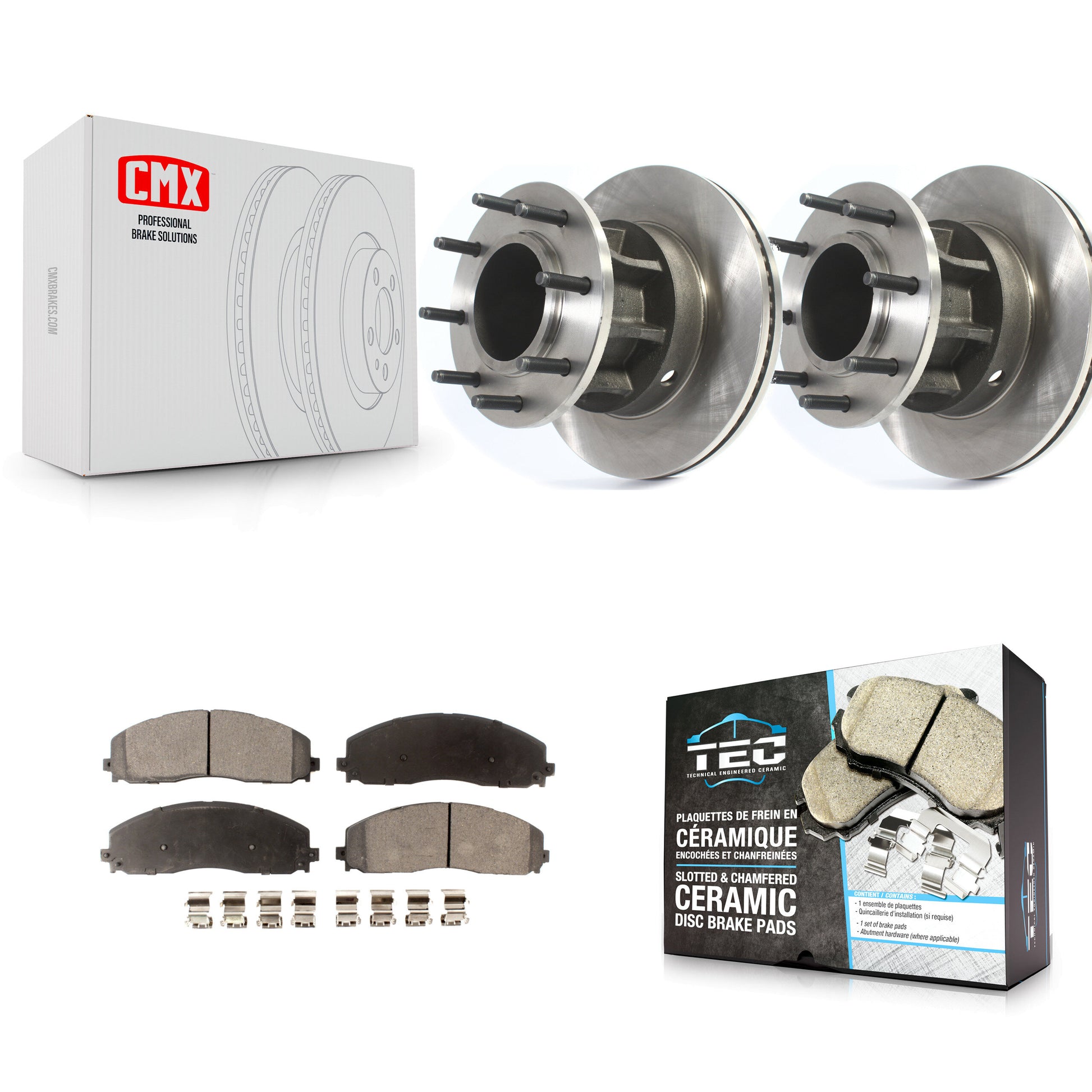 Transit Auto K8T-103176 Disc Brake Kit for 2013-2022 Ford F-250 Super Duty, Ford F-350 Super Duty - Front product image