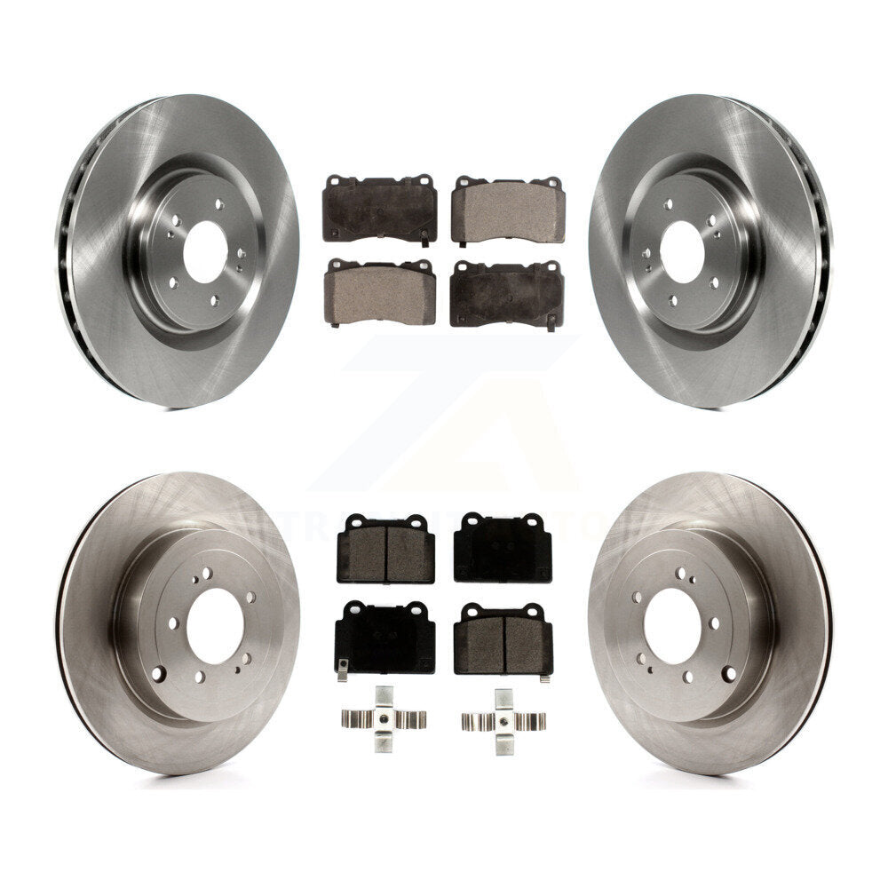 Transit Auto K8T-103190 Disc Brake Kit for 2008-2015 Mitsubishi Lancer - Front and Rear product image