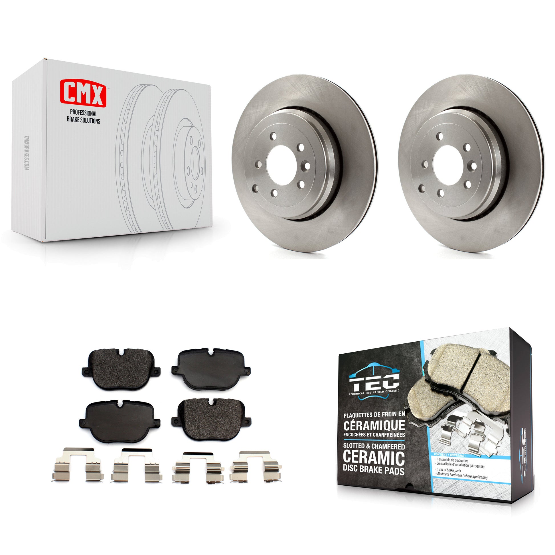 Transit Auto K8T-103202 Disc Brake Kit for 2010-2013 Land Rover Range Rover Sport - Rear product image