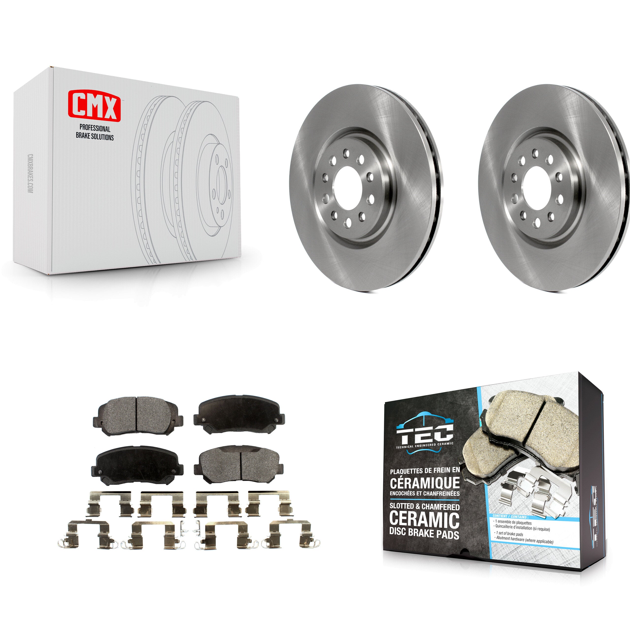 Transit Auto K8T-103207 Disc Brake Kit for 2014-2017 Jeep Cherokee - Front product image