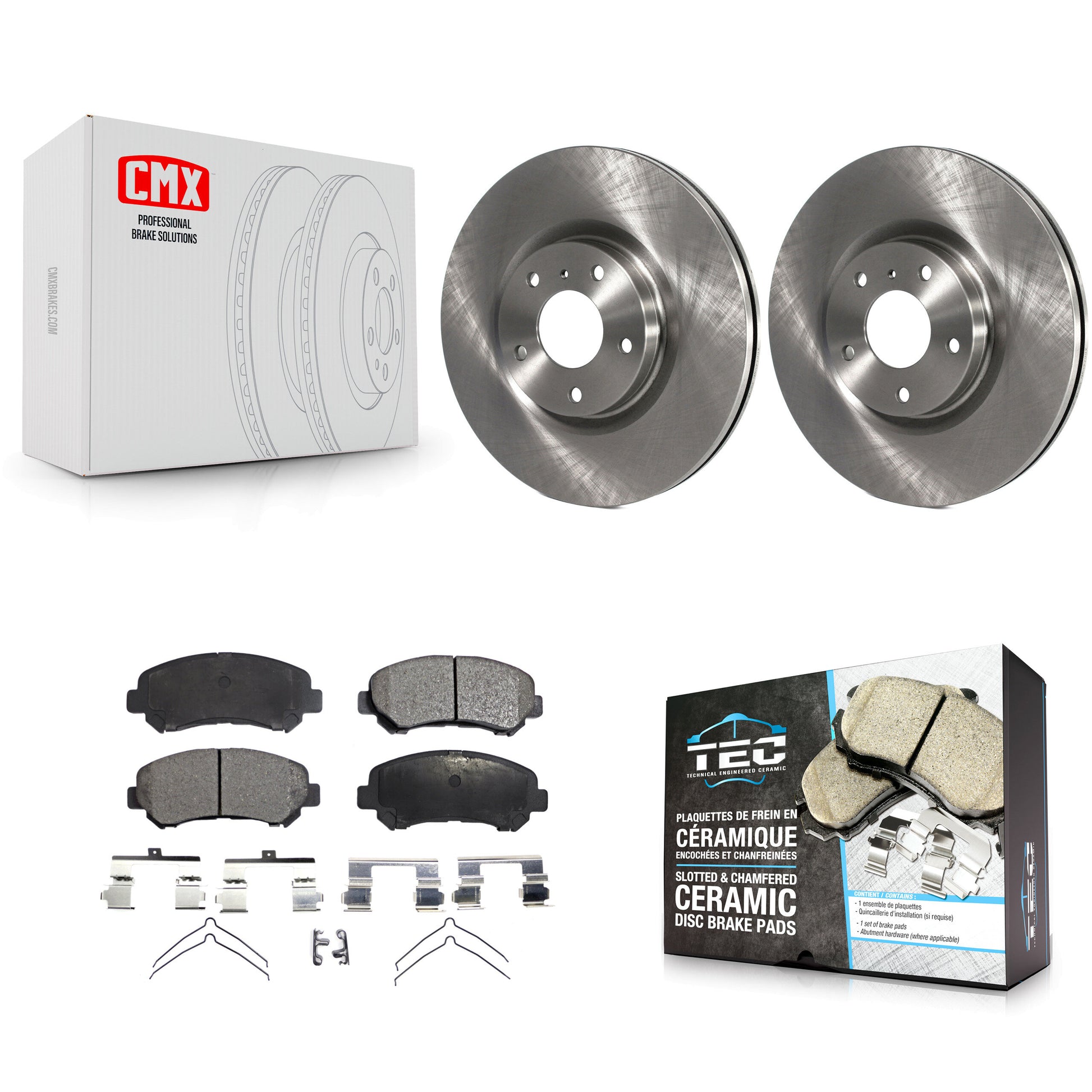 Transit Auto K8T-103208 Disc Brake Kit for 2009-2022 Nissan Maxima - Front product image