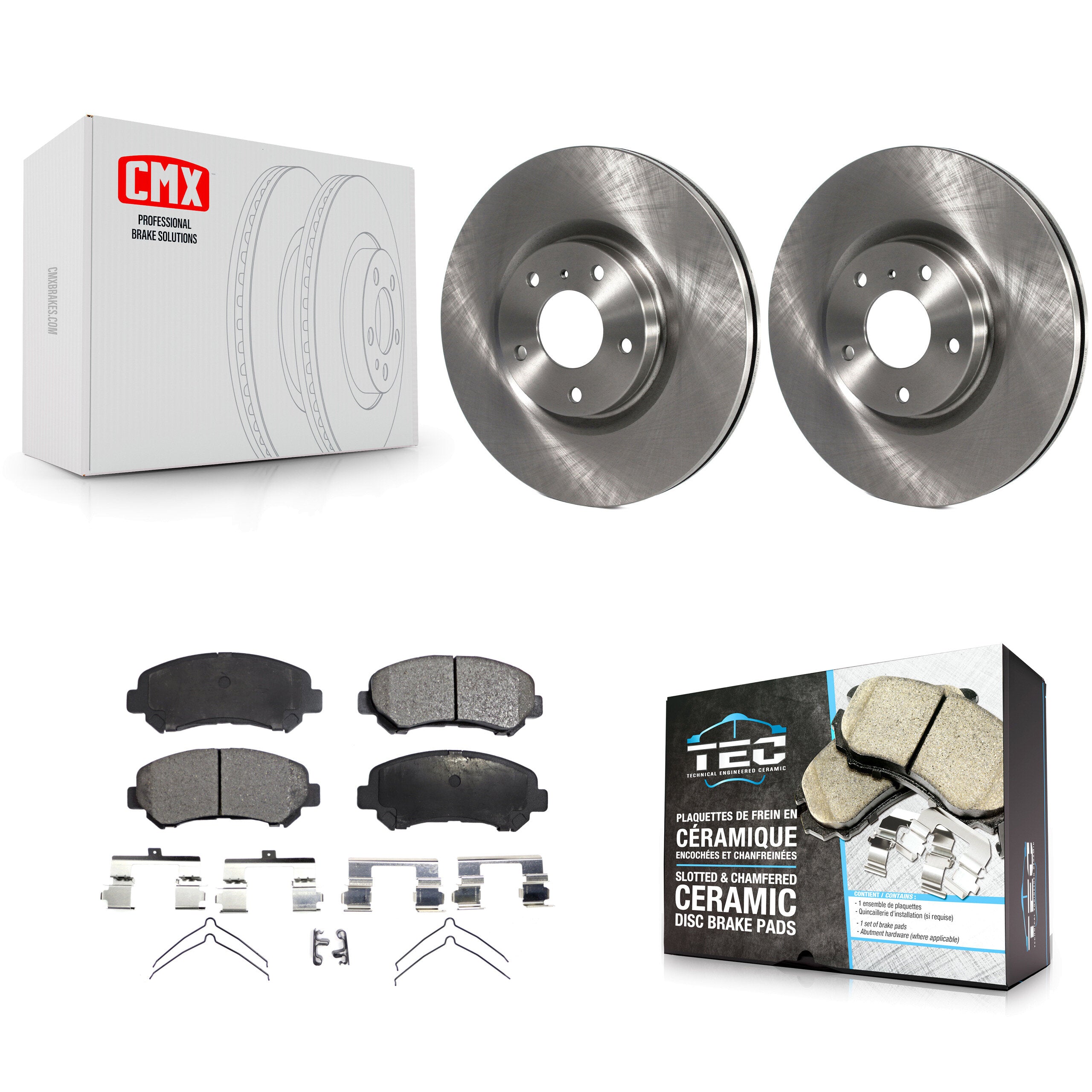 Transit Auto K8T-103208 Disc Brake Kit for 2009-2022 Nissan Maxima - Front product image
