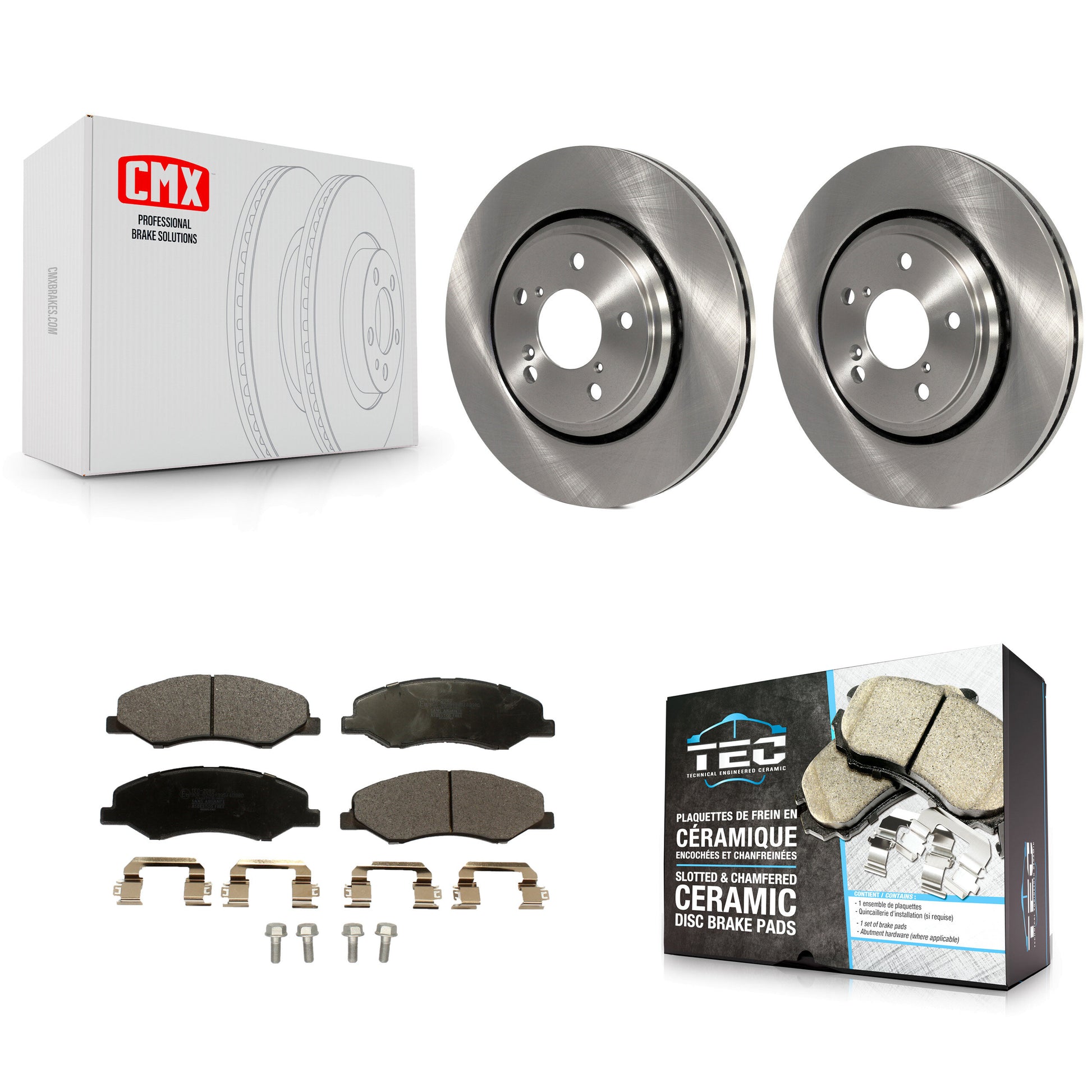 Transit Auto K8T-103211 Disc Brake Kit for 2018-2023 Honda Odyssey - Front product image