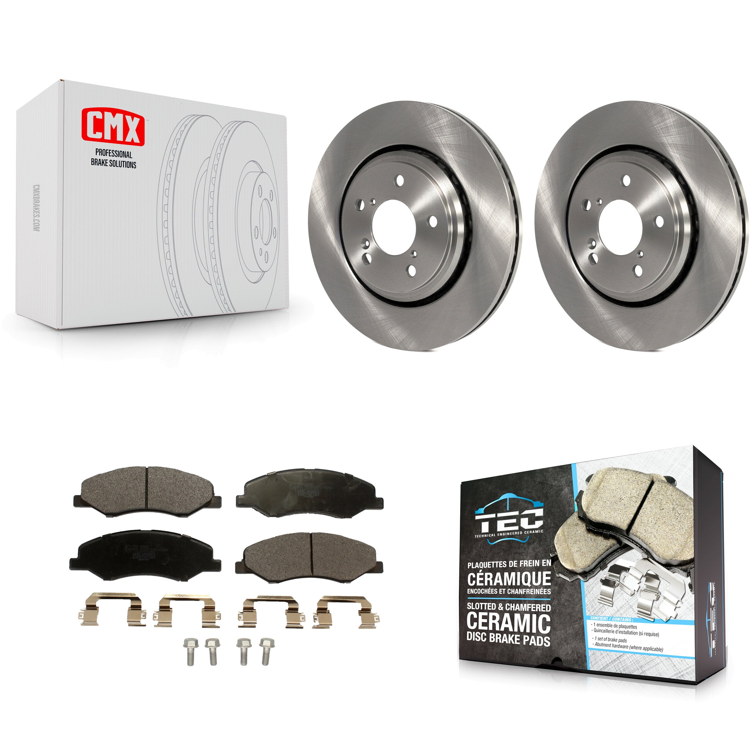 Transit Auto K8T-103211 Disc Brake Kit for 2018-2023 Honda Odyssey - Front product image