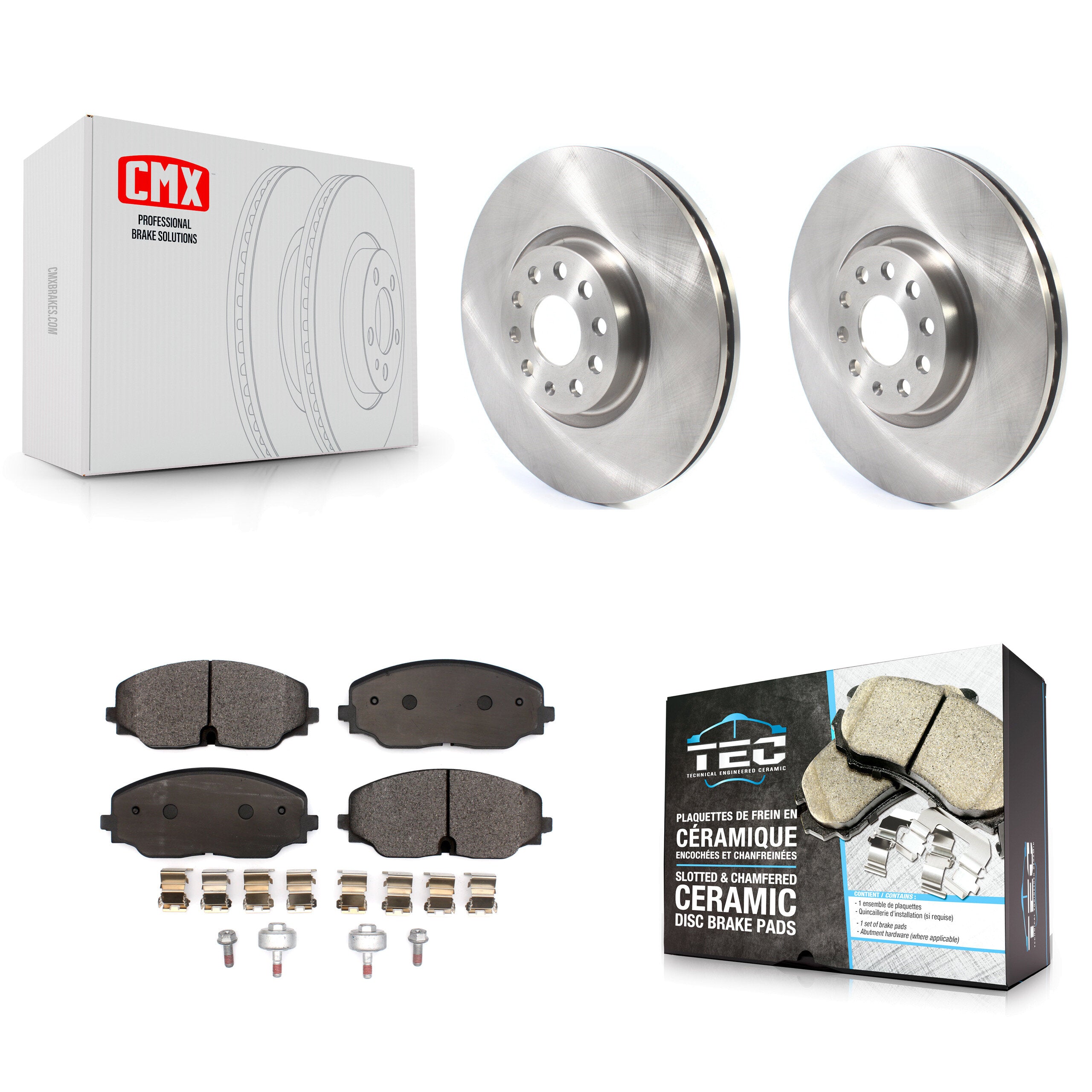 Transit Auto K8T-103217 Disc Brake Kit for 2018-2024 Volkswagen Atlas, Volkswagen Atlas Cross Sport - Front product image