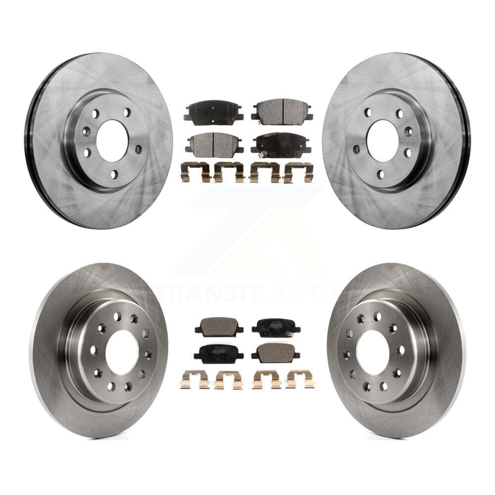 Transit Auto K8T-103222 Disc Brake Kit for 2016-2019 Chevrolet Malibu - Front and Rear product image