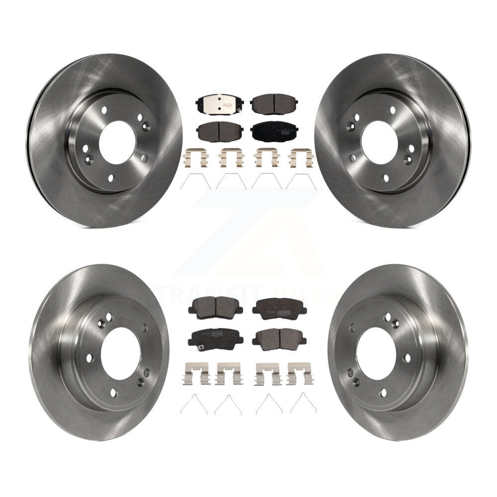Transit Auto K8T-103229 Disc Brake Kit for 2017-2023 Kia Forte, Hyundai Kona, Hyundai Elantra GT & more - Front and Rear product image
