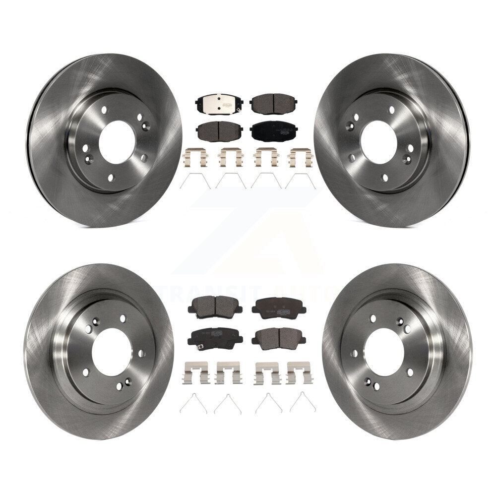 Transit Auto K8T-103230 Disc Brake Kit for 2018-2022 Kia Forte5, Hyundai Elantra GT - Front and Rear product image