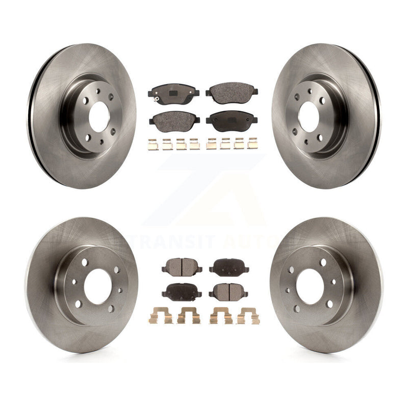 Transit Auto K8T-103234 Disc Brake Kit for 2012-2013 Fiat 500 - Front and Rear product image