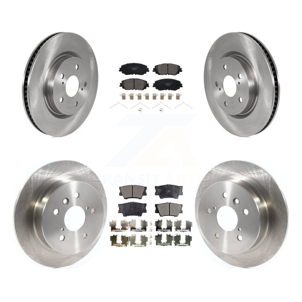 Transit Auto K8T-103240 Disc Brake Kit for 2018-2024 Toyota Camry - Front and Rear product image