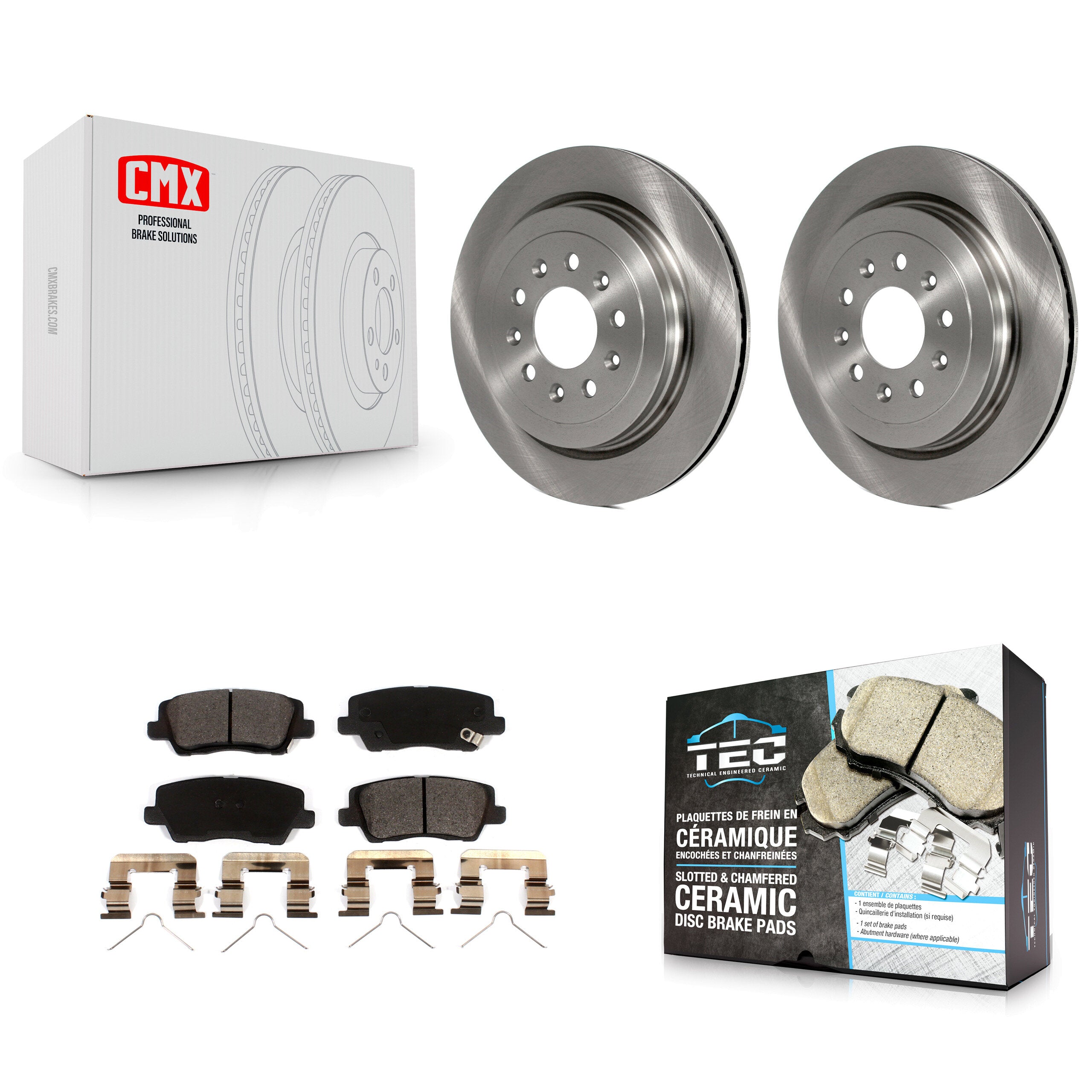 Transit Auto K8T-103244 Disc Brake Kit for 2016-2019 Cadillac ATS - Rear product image