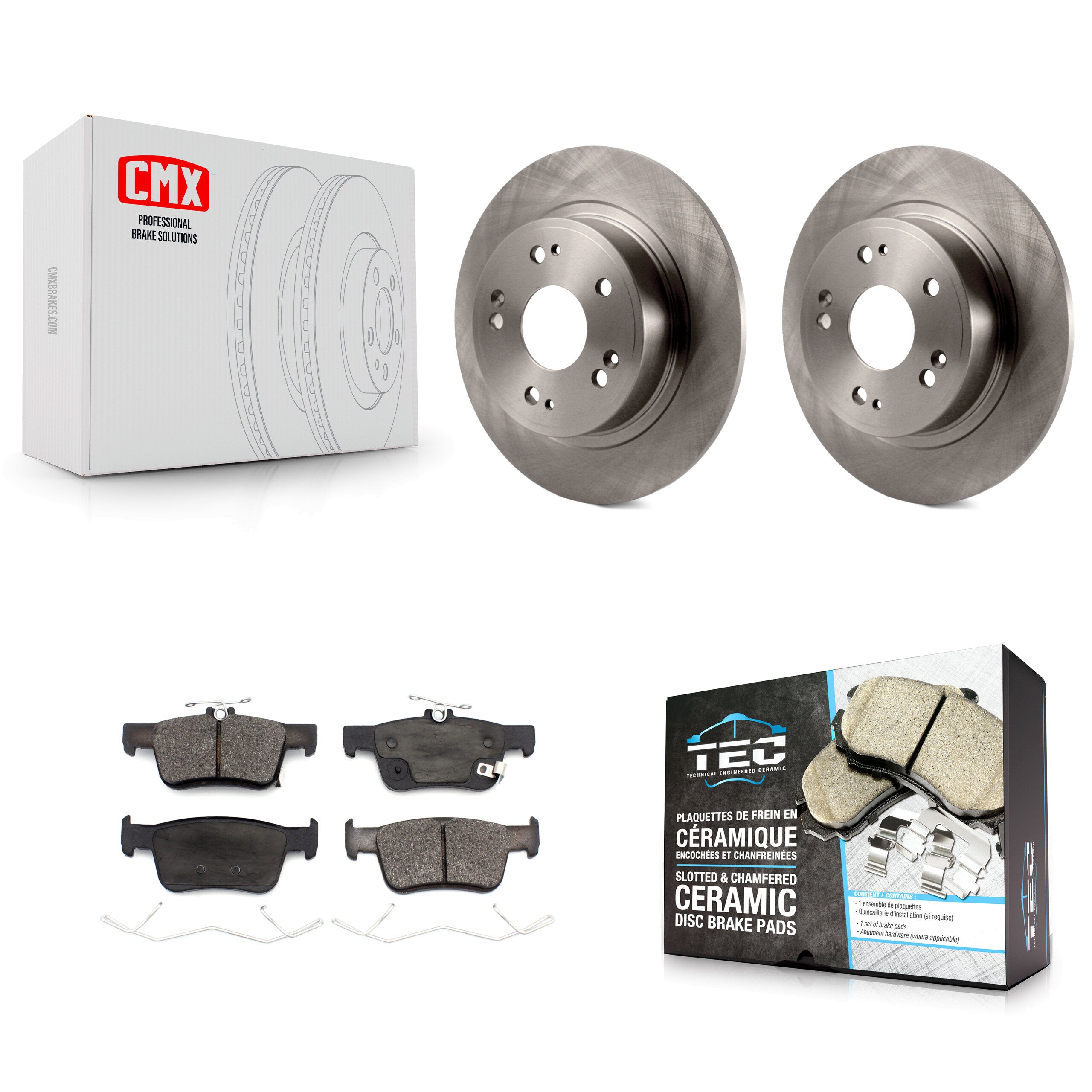 Transit Auto K8T-103246 Disc Brake Kit for 2018-2024 Honda Accord - Rear product image