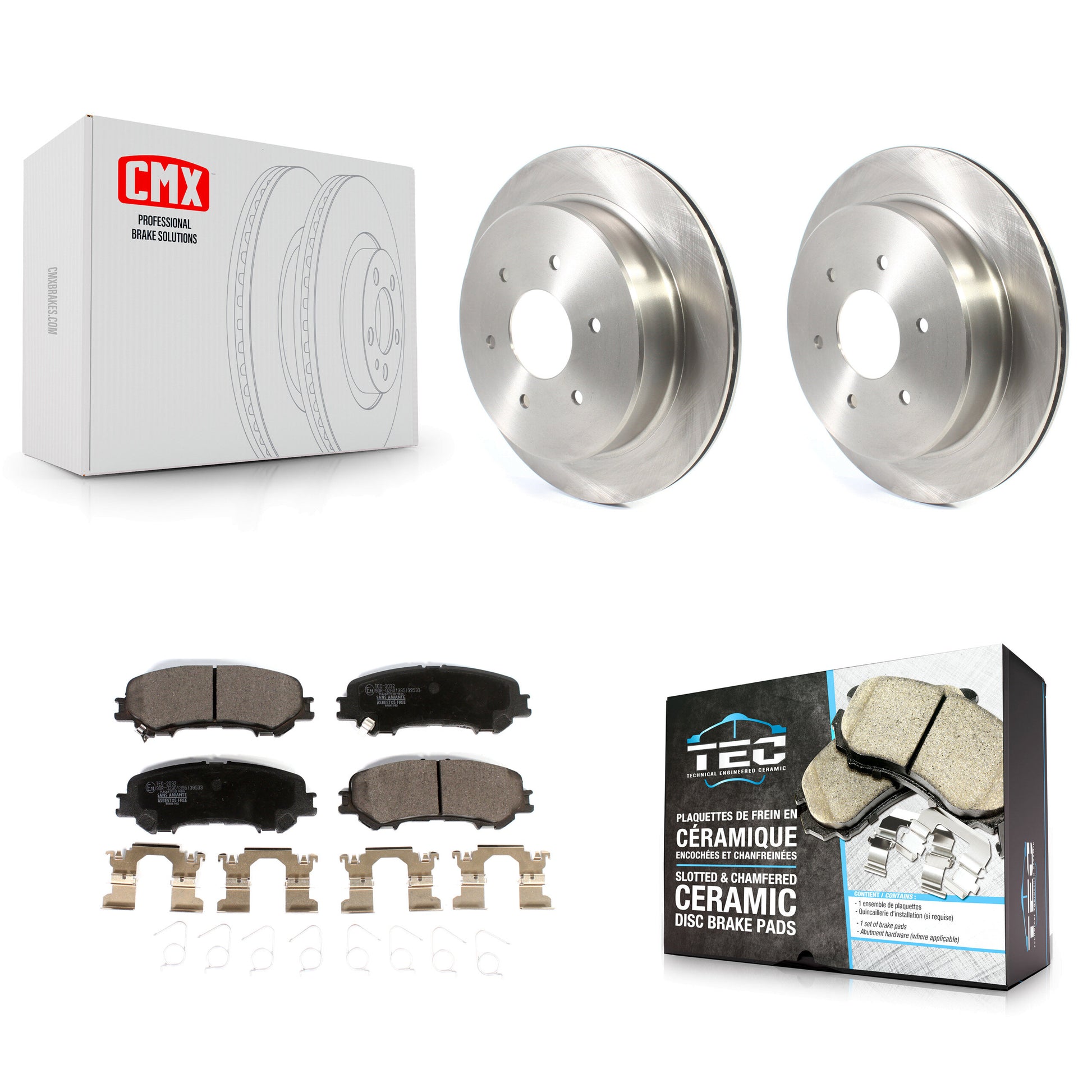 Transit Auto K8T-103249 Disc Brake Kit for 2017-2023 Nissan TITAN - Rear product image