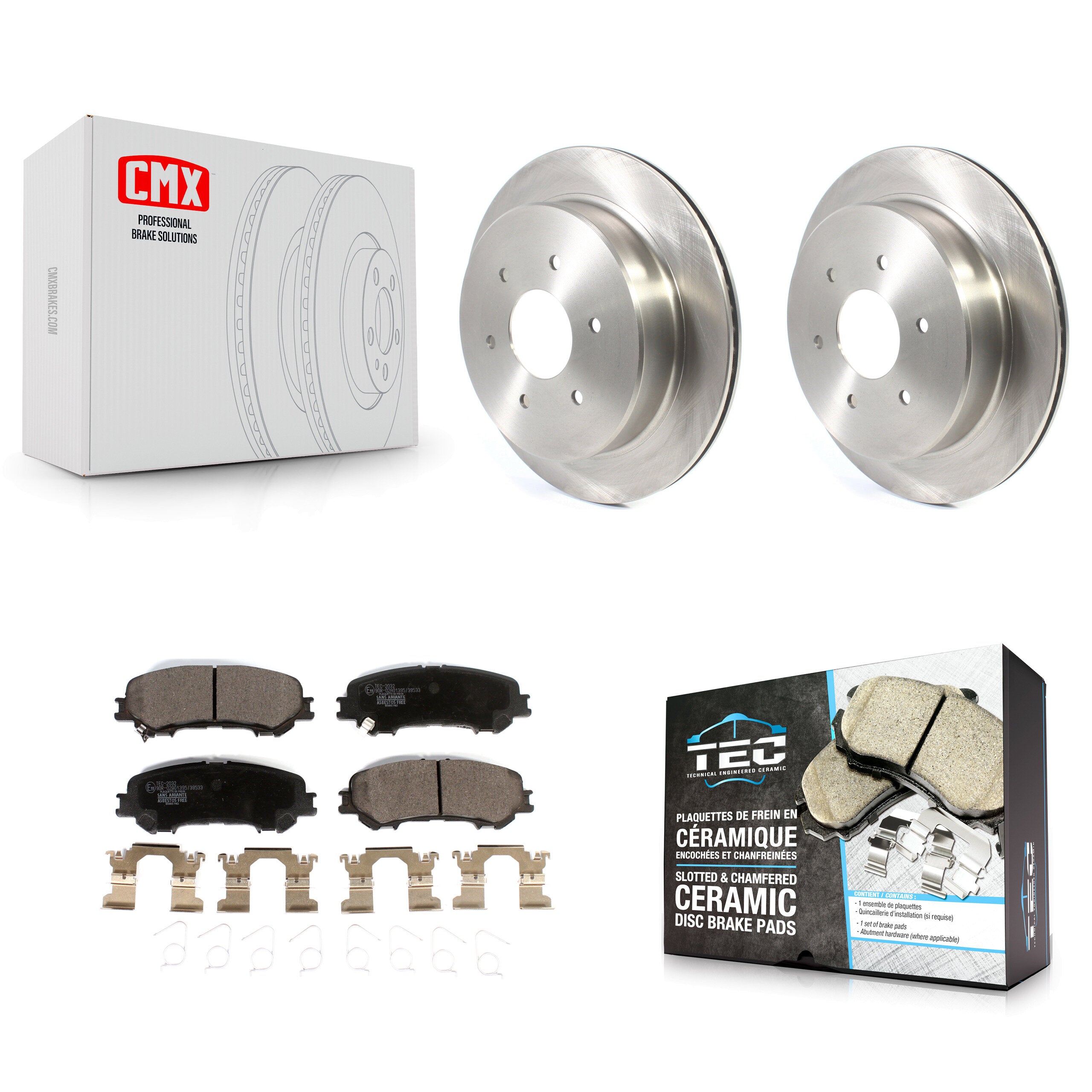 Transit Auto K8T-103249 Disc Brake Kit for 2017-2023 Nissan TITAN - Rear product image