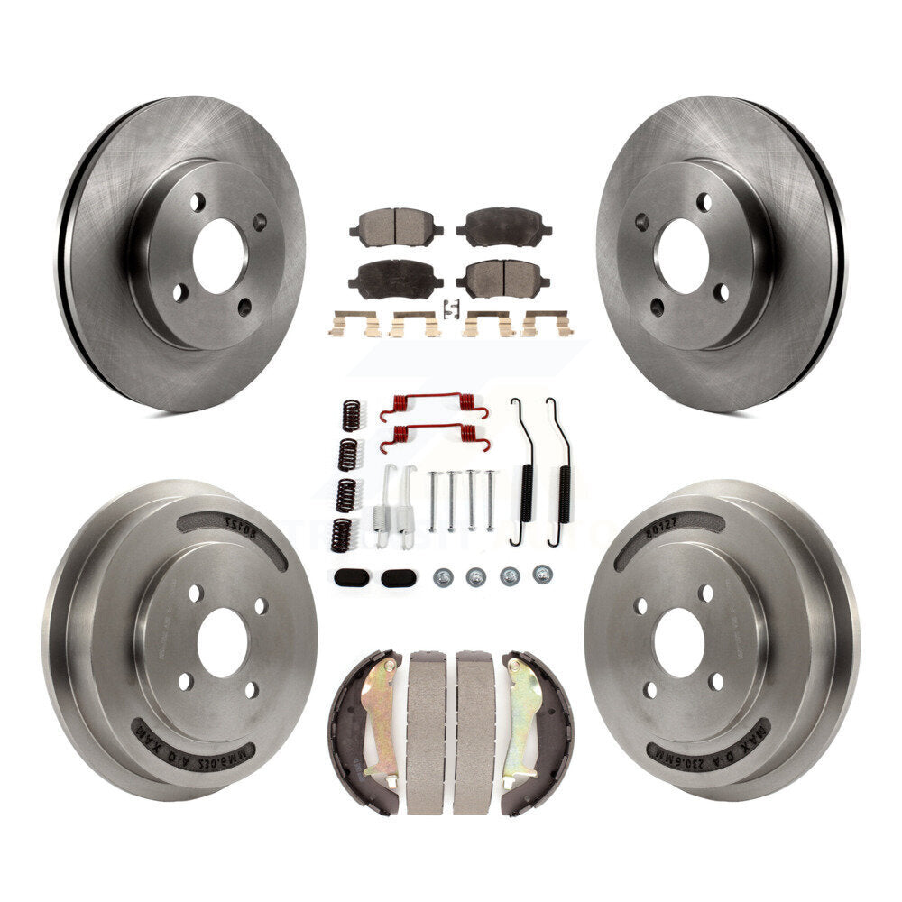 Transit Auto K8T-103250 Disc Brake Kit for 2009-2010 Chevrolet Cobalt, Pontiac G5 - Front and Rear product image