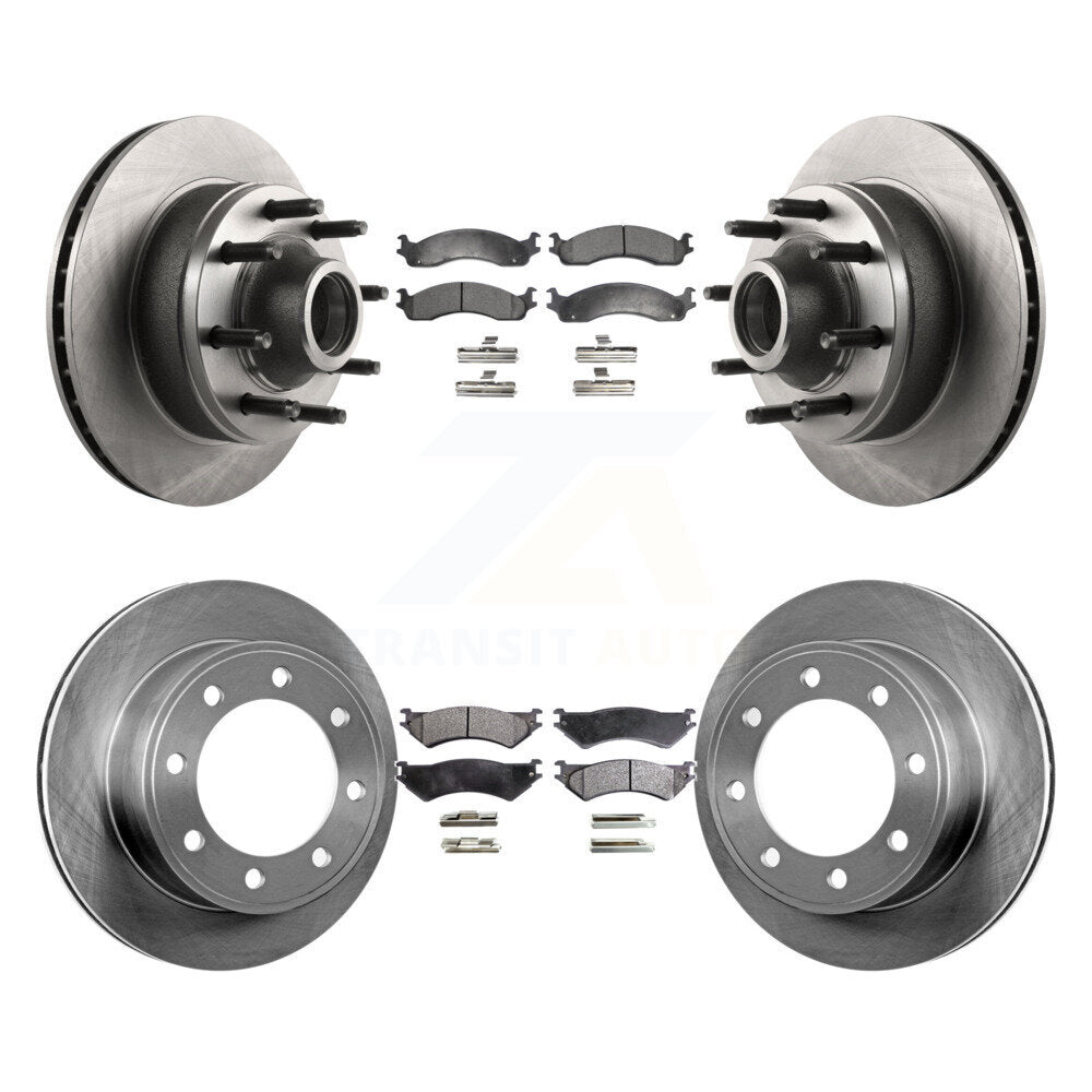 Transit Auto K8T-103327 Disc Brake Kit for 1998-2007 Ford E-350 Econoline, Ford E-250, Ford E-350 Club Wagon & more - Front and Rear product image