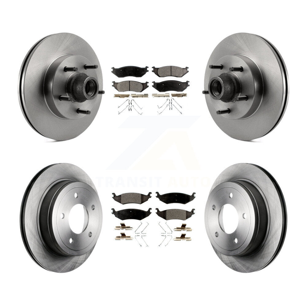 Transit Auto K8T-103355 Disc Brake Kit for 2004-2007 Ford E-150 Econoline, Ford E-150, Ford E-150 Club Wagon - Front and Rear product image