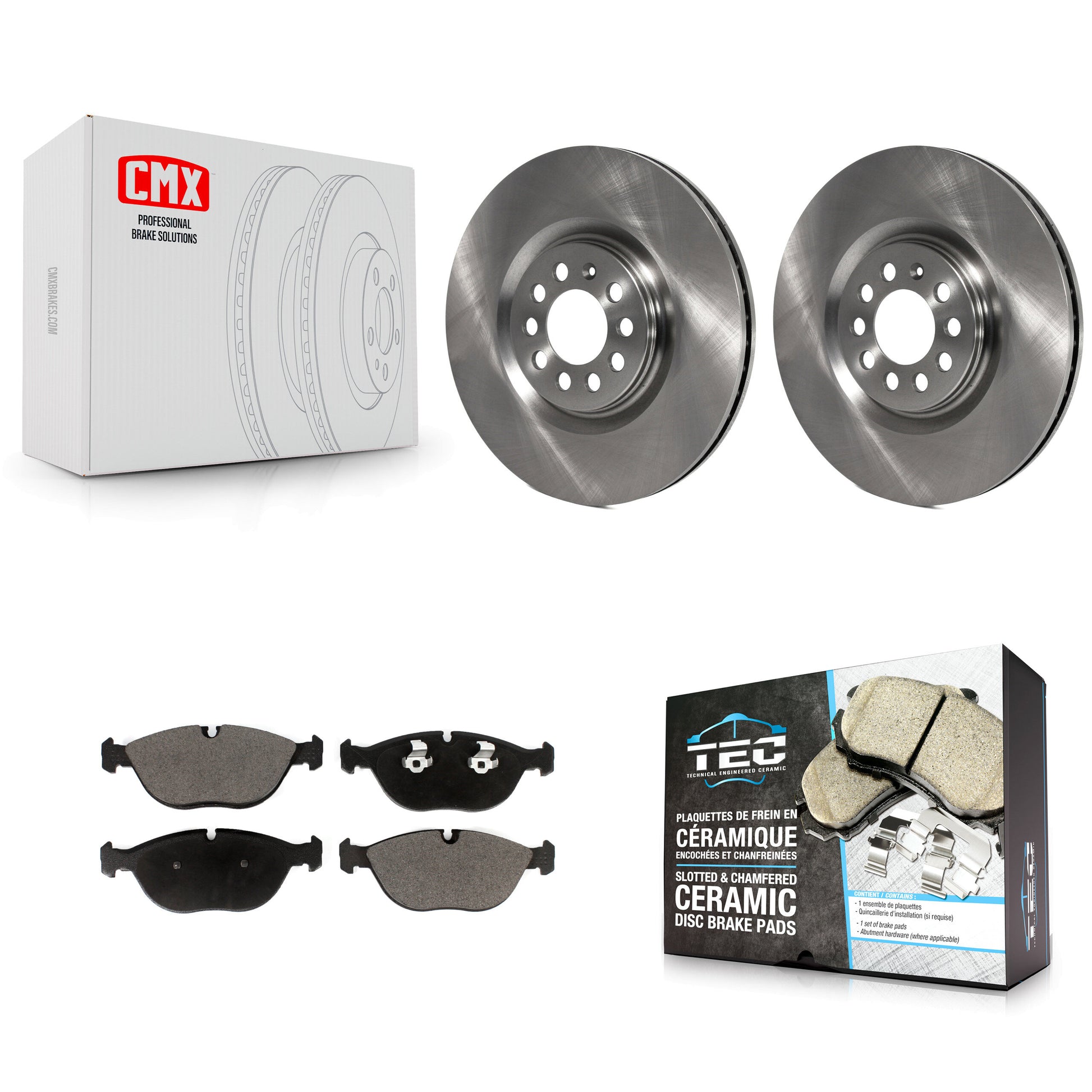 Transit Auto K8T-103376 Disc Brake Kit for 2006 Audi TT Quattro - Front product image