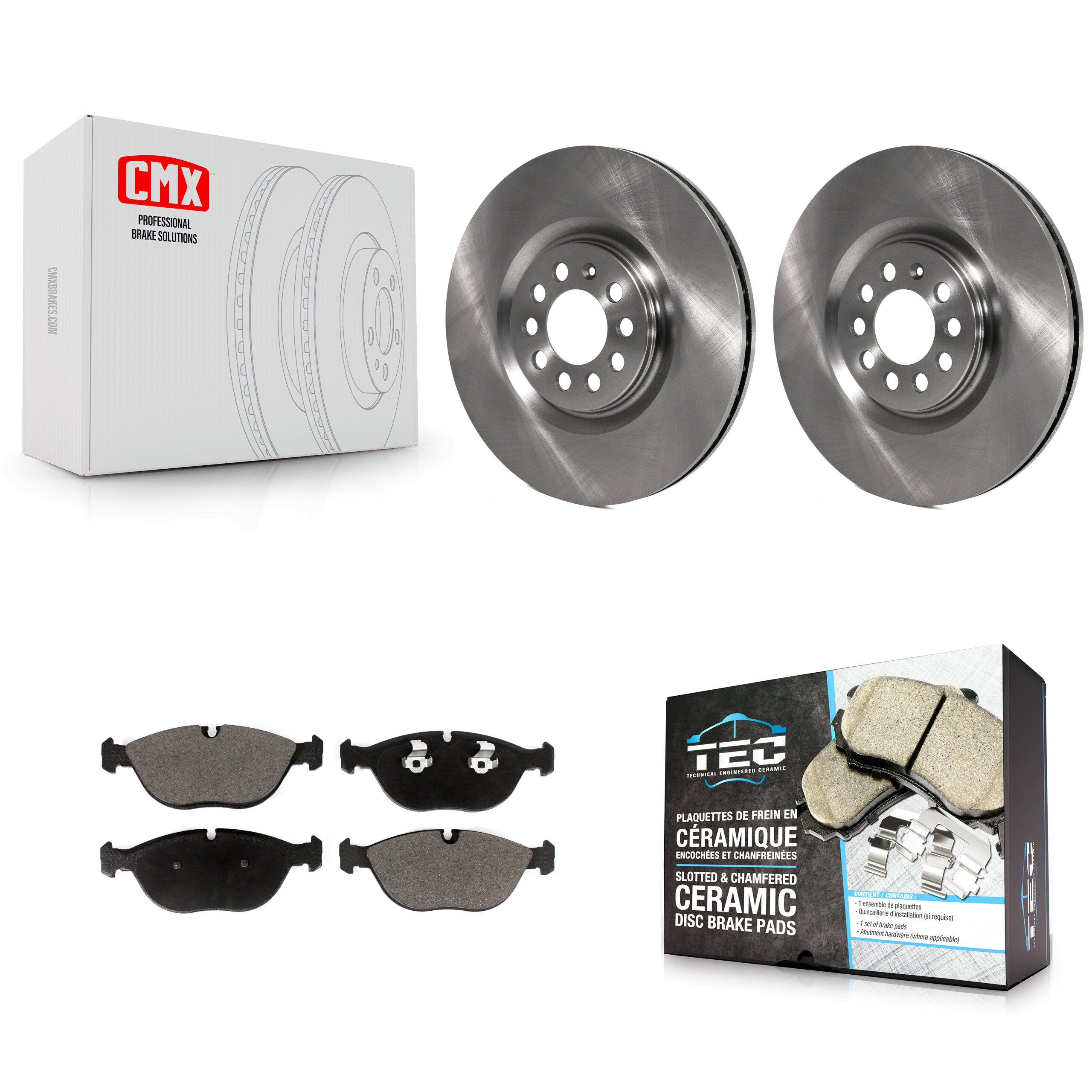 Transit Auto K8T-103376 Disc Brake Kit for 2006 Audi TT Quattro - Front product image