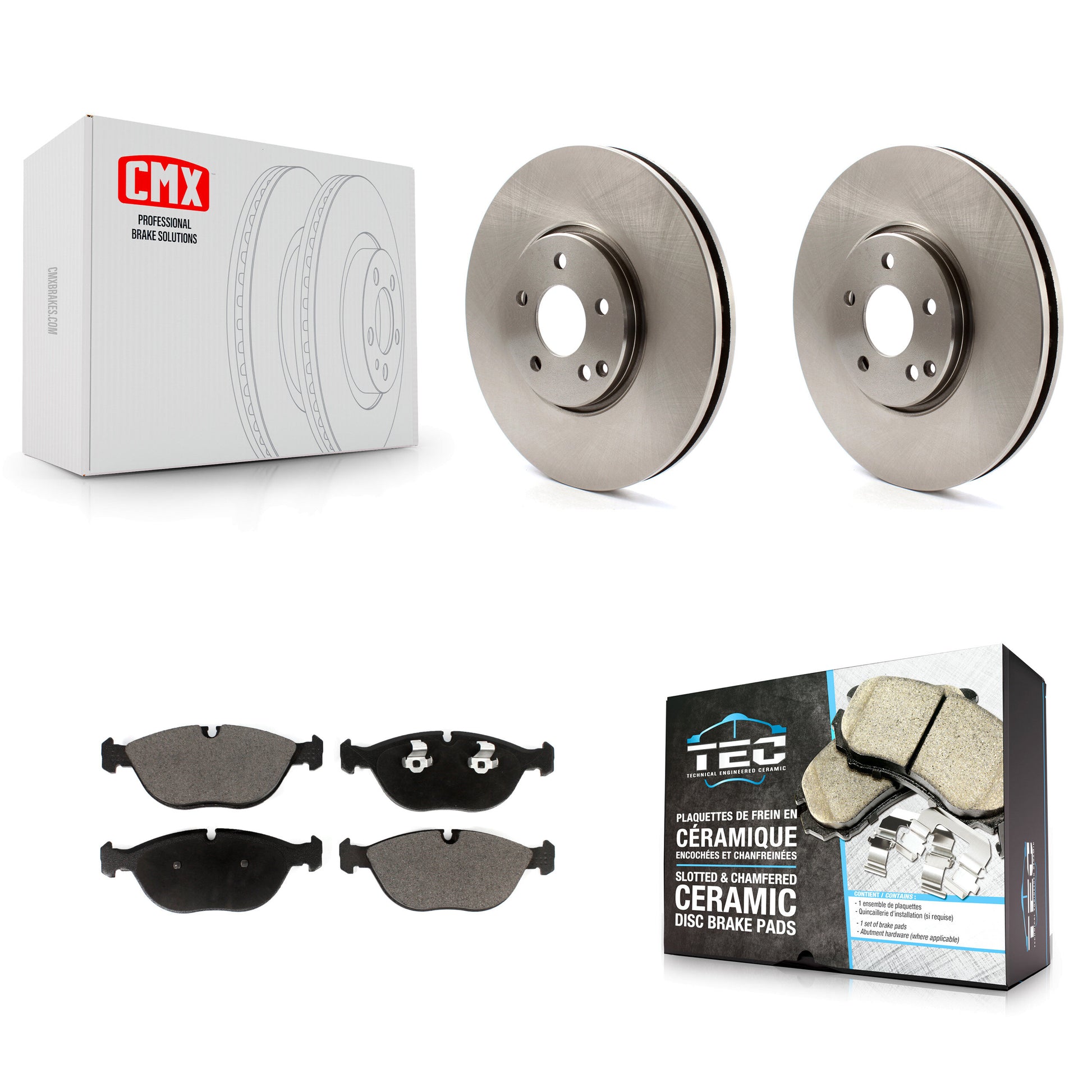 Transit Auto K8T-103378 Disc Brake Kit for 2004-2006 Mercedes-Benz E500 - Front product image
