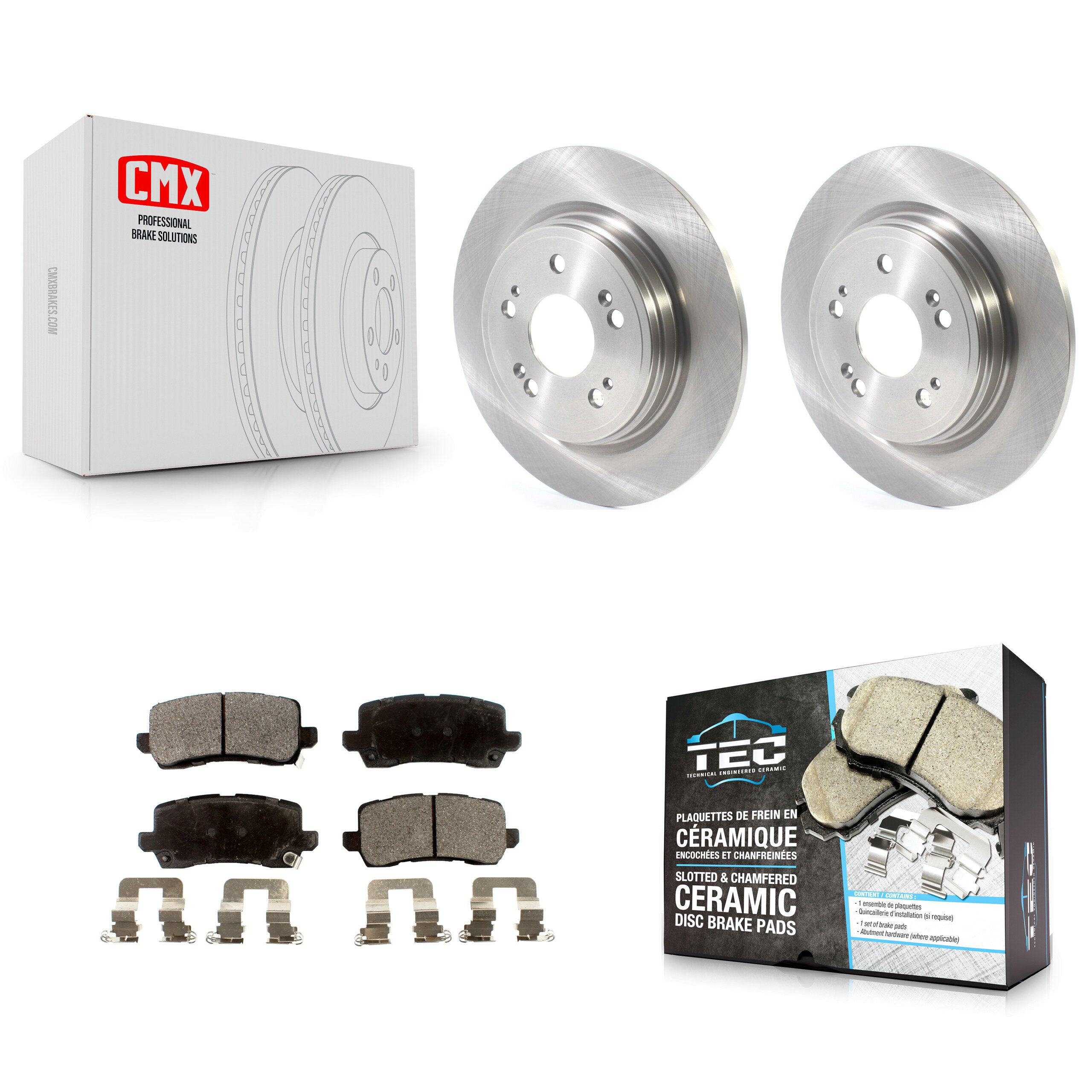 Transit Auto K8T-103388 Disc Brake Kit for 2014-2020 Acura RLX - Rear product image