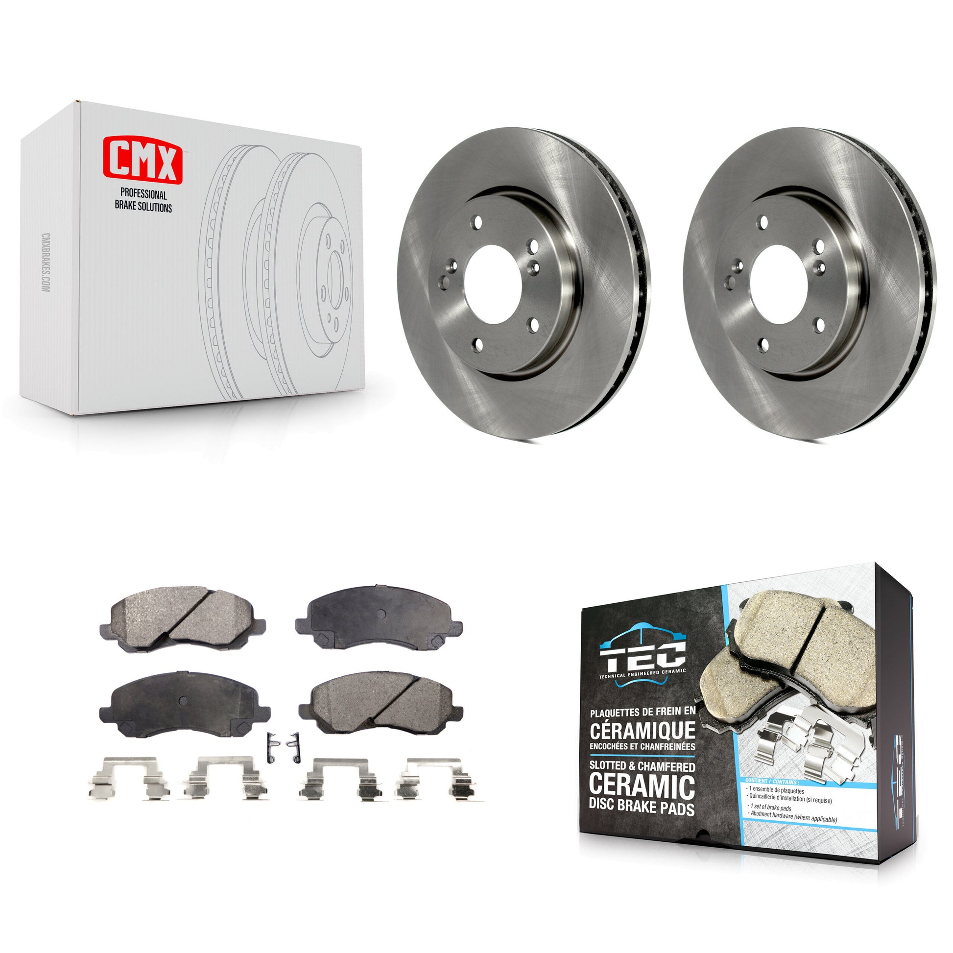 Transit Auto K8T-103390 Disc Brake Kit for 2008-2012 Mitsubishi Galant - Front product image