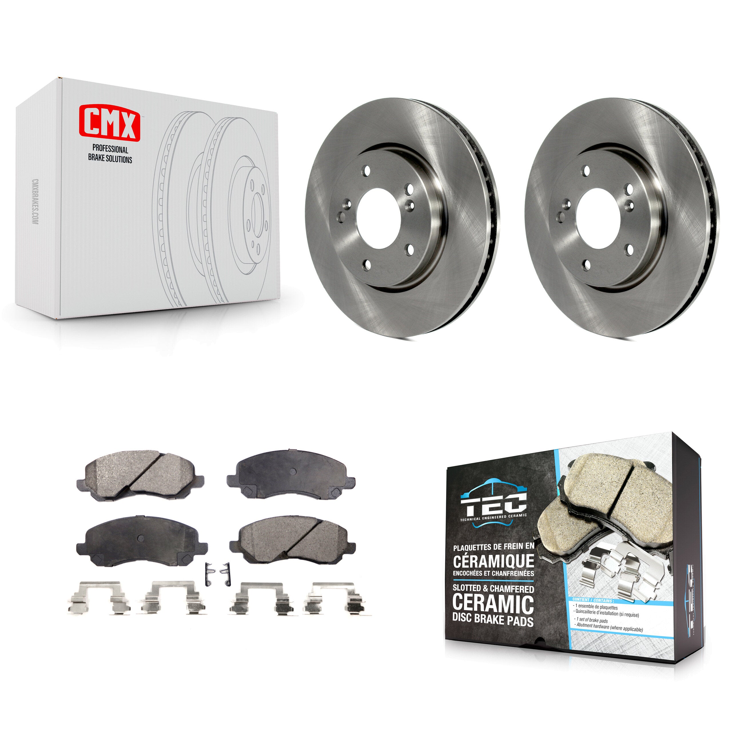 Transit Auto K8T-103390 Disc Brake Kit for 2008-2012 Mitsubishi Galant - Front product image