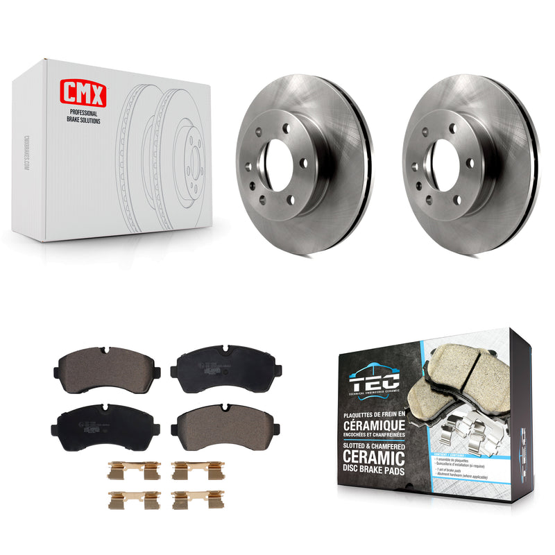 Transit Auto K8T-103405 Disc Brake Kit for 2007-2024 Mercedes-Benz Sprinter 3500, Mercedes-Benz Sprinter 3500XD, Freightliner Sprinter 2500 & more - Front product image
