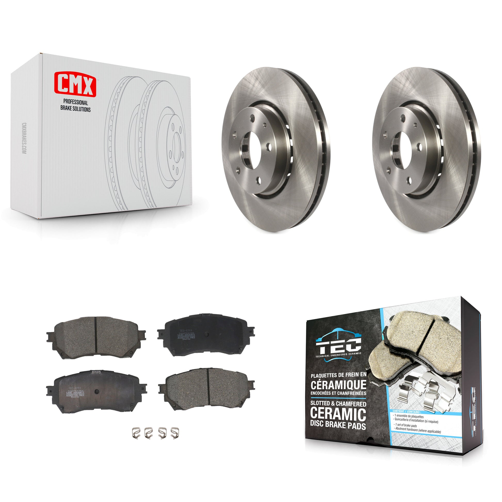 Transit Auto K8T-103417 Disc Brake Kit for 2019-2021 Mazda 6 - Front product image