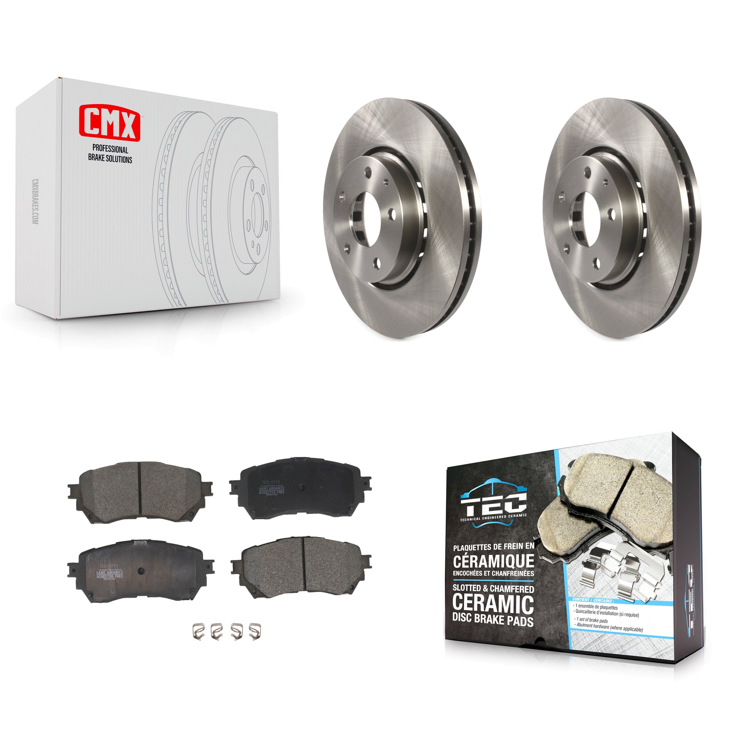 Transit Auto K8T-103417 Disc Brake Kit for 2019-2021 Mazda 6 - Front product image