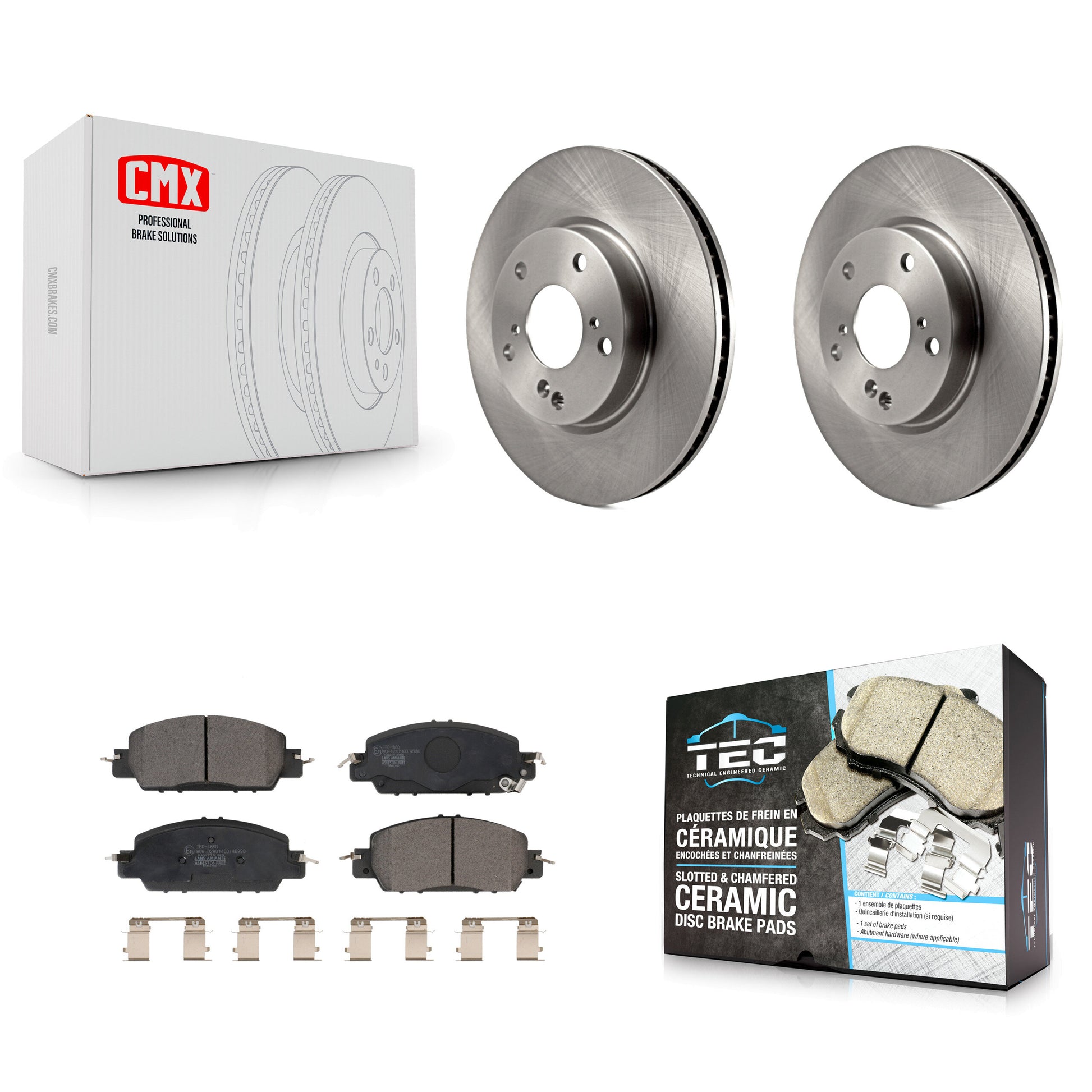 Transit Auto K8T-103420 Disc Brake Kit for 2017 Honda Accord - Front product image