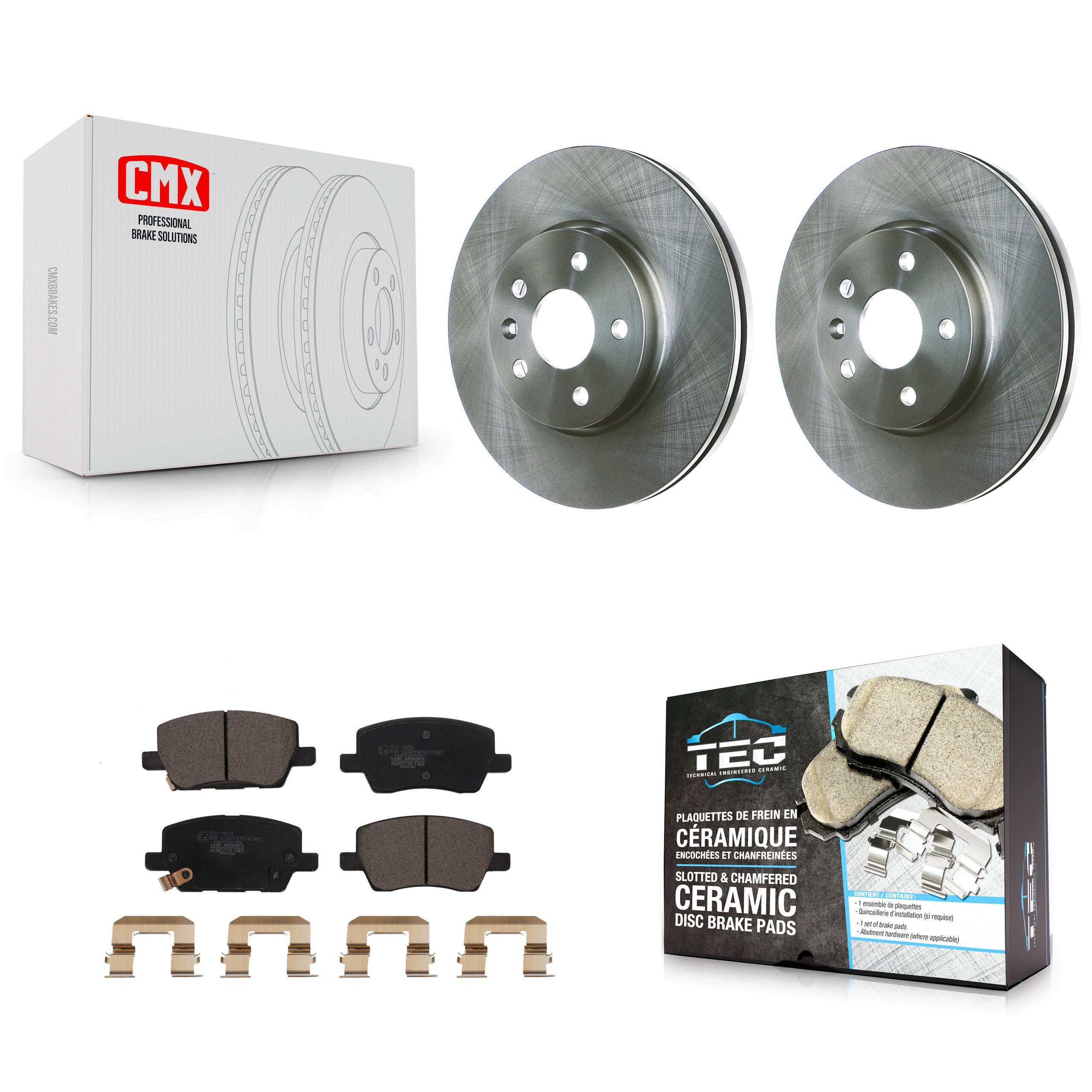 Transit Auto K8T-103427 Disc Brake Kit for 2018-2020 Chevrolet Sonic - Front product image