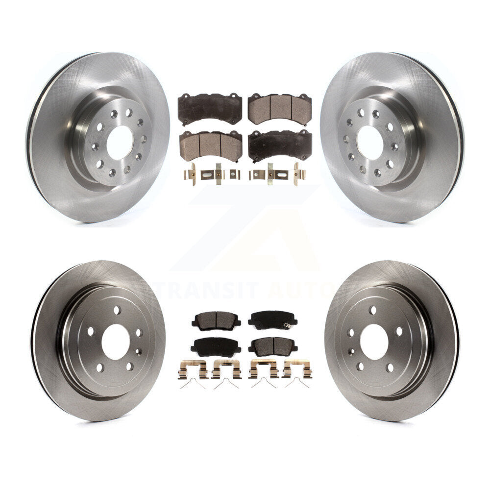 Transit Auto K8T-103439 Disc Brake Kit for 2016 Cadillac CTS - Front and Rear product image