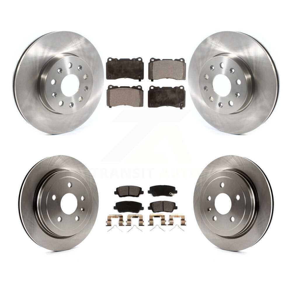 Transit Auto K8T-103441 Disc Brake Kit for 2017-2019 Cadillac CTS - Front and Rear product image