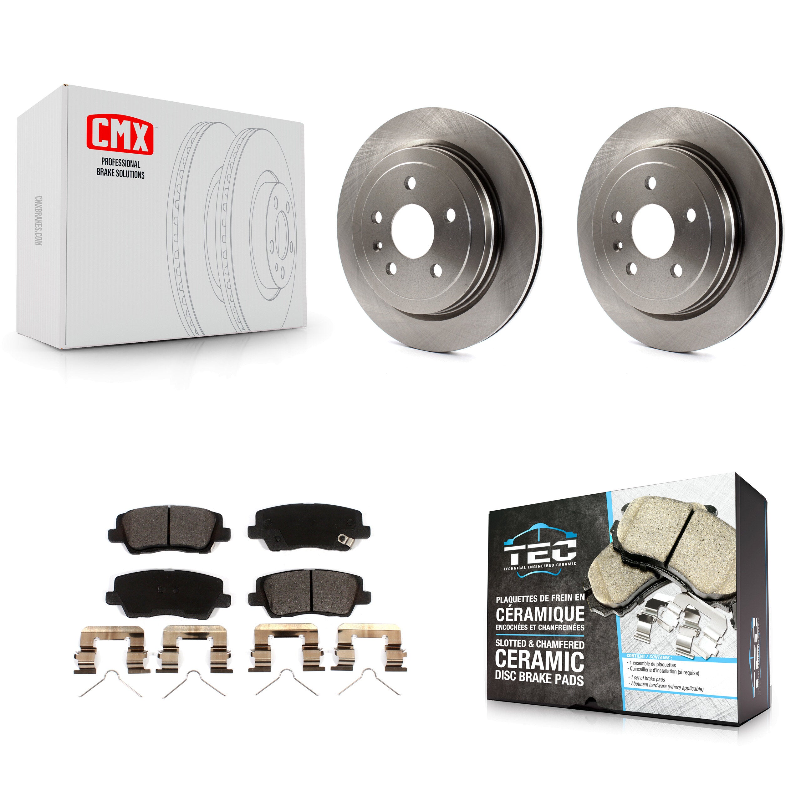 Transit Auto K8T-103444 Disc Brake Kit for 2016-2019 Cadillac CTS - Rear product image