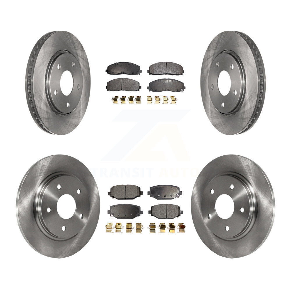 Transit Auto K8T-103445 Disc Brake Kit for 2017-2018 Dodge Grand Caravan - Front and Rear product image