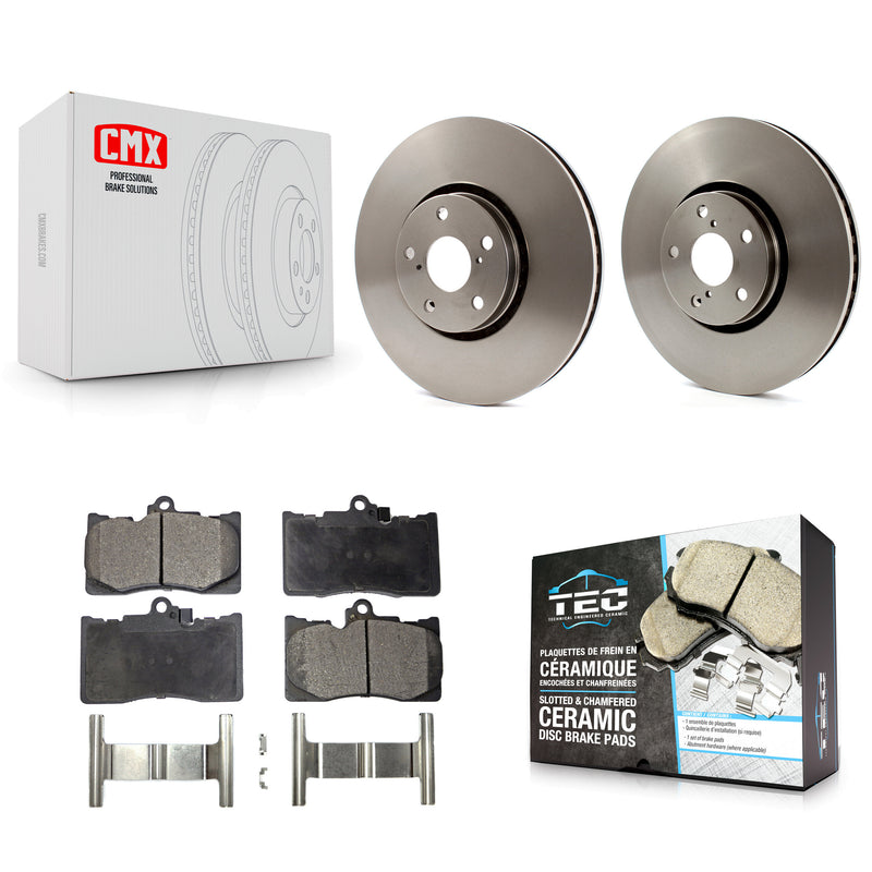 Transit Auto K8T-103454 Disc Brake Kit for 2006-2020 Lexus IS350, Lexus IS300, Lexus IS200t & more - Front product image