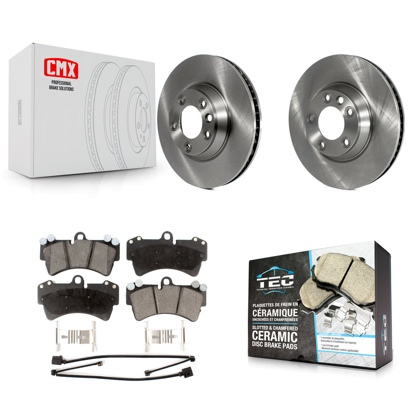 Transit Auto K8T-103457 Disc Brake Kit for 2003-2015 Audi Q7, Porsche Cayenne, Volkswagen Touareg - Front product image