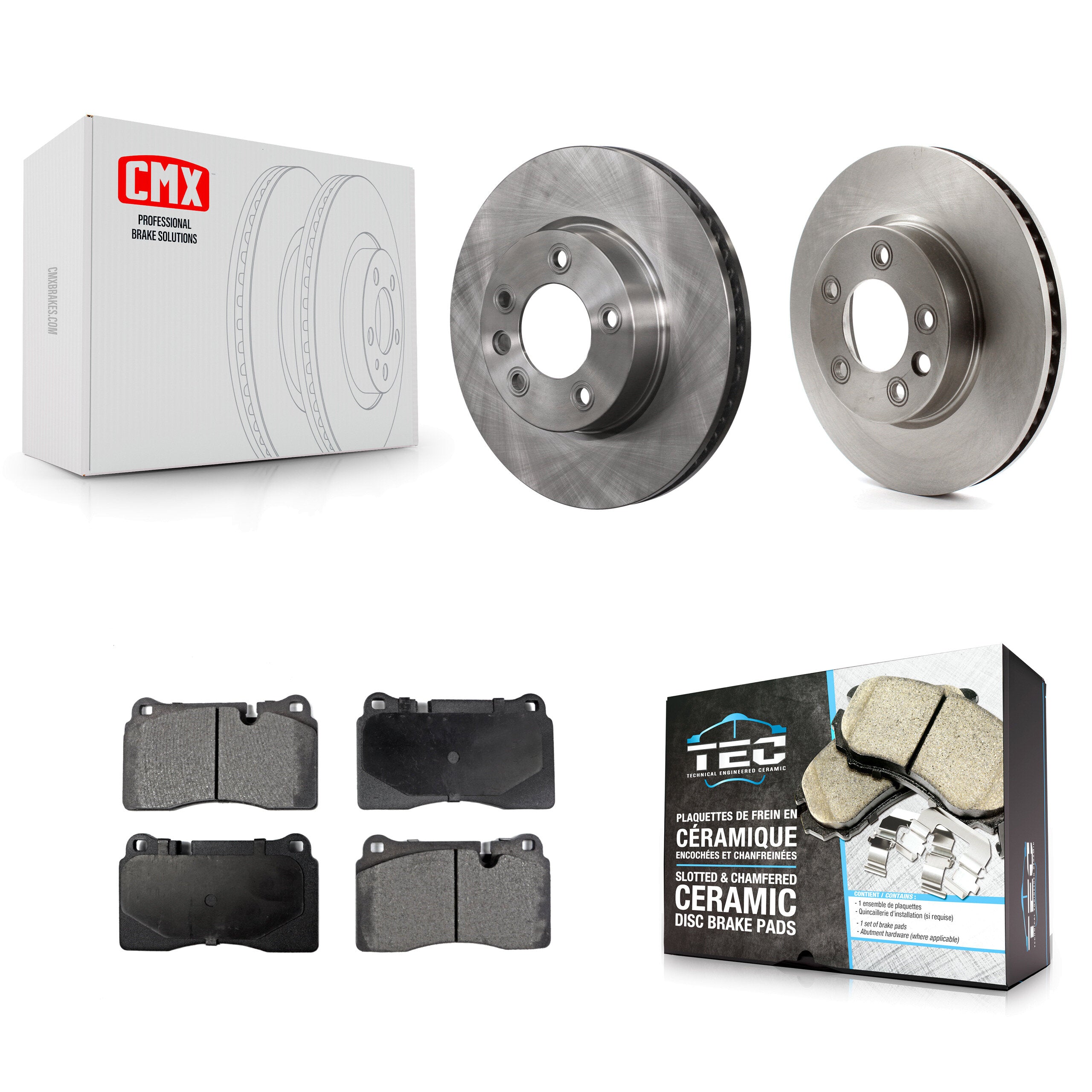 Transit Auto K8T-103459 Disc Brake Kit for 2006-2017 Volkswagen Touareg - Front product image
