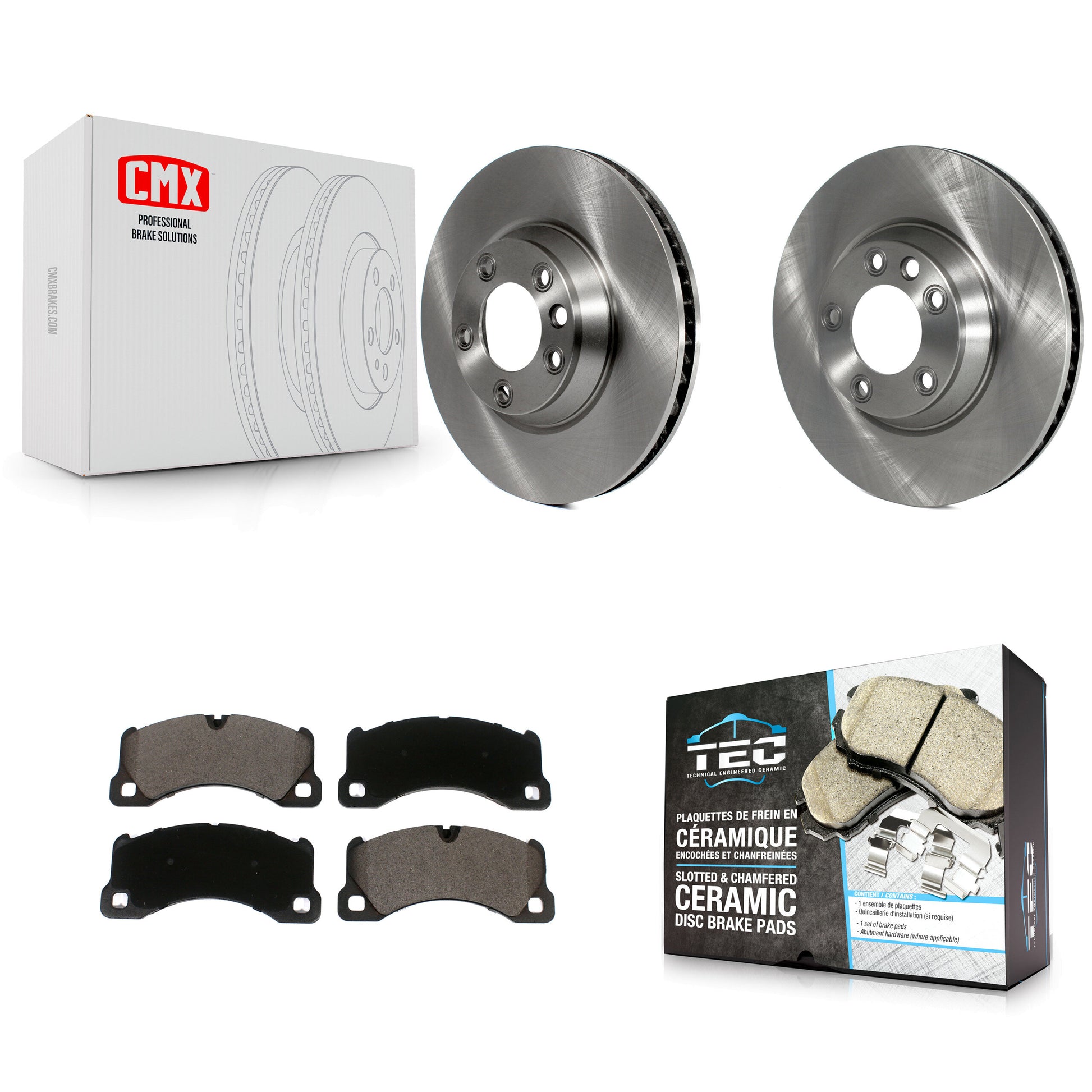 Transit Auto K8T-103460 Disc Brake Kit for 2011-2013 Porsche Cayenne - Front product image