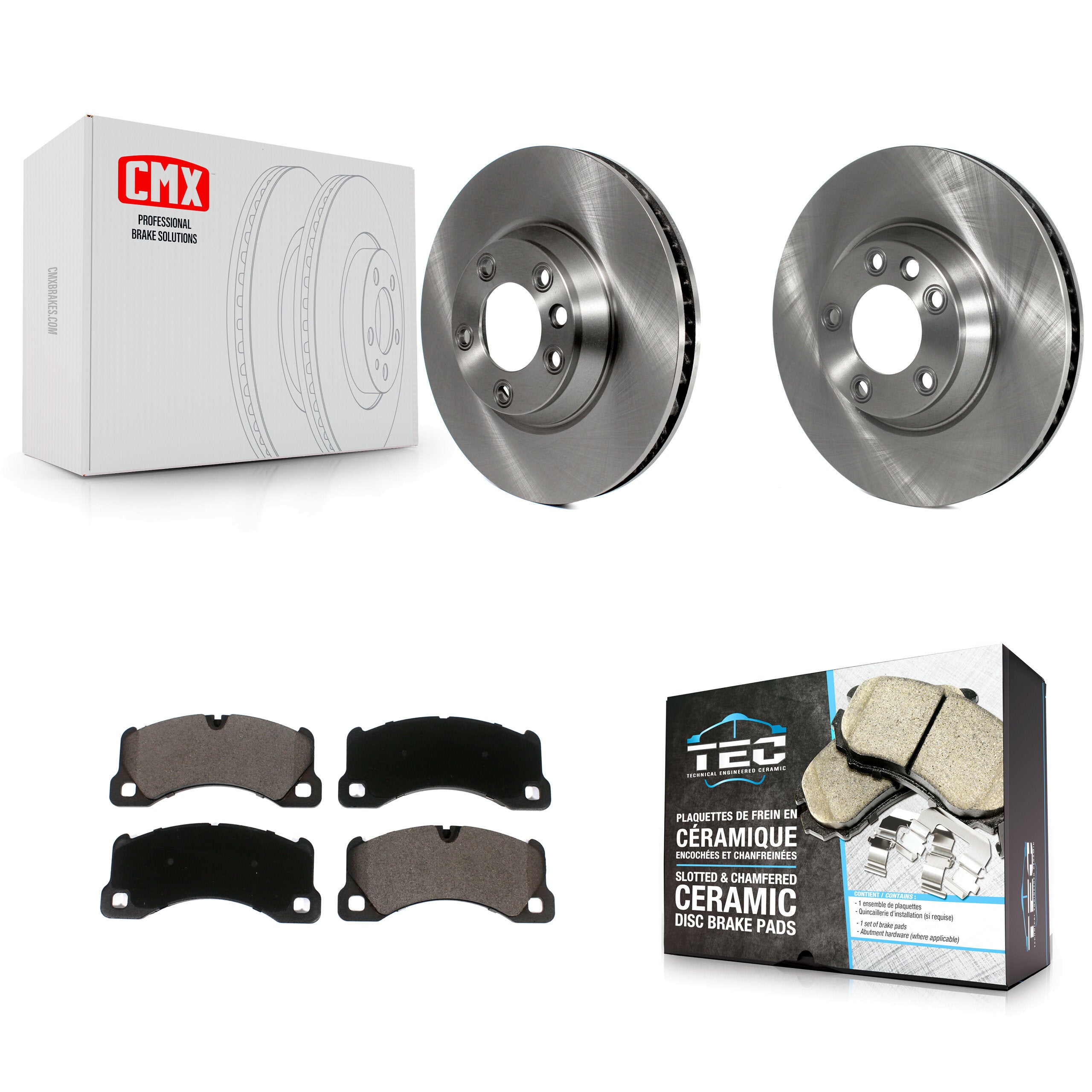 Transit Auto K8T-103460 Disc Brake Kit for 2011-2013 Porsche Cayenne - Front product image