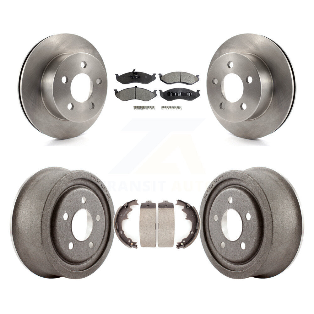 Transit Auto K8T-103515 Disc Brake Kit for 1999-2006 Jeep TJ, Jeep Wrangler - Front and Rear product image