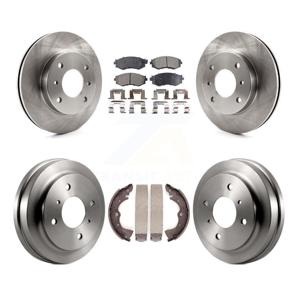 Transit Auto K8T-103580 Disc Brake Kit for 2002-2006 Nissan Sentra - Front and Rear product image