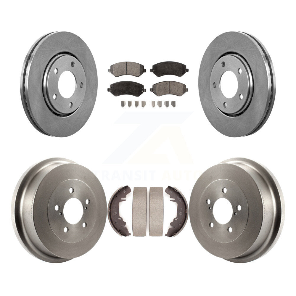 Transit Auto K8T-103604 Disc Brake Kit for 2001-2007 Dodge Caravan, Chrysler Town & Country, Chrysler Voyager & more - Front and Rear product image