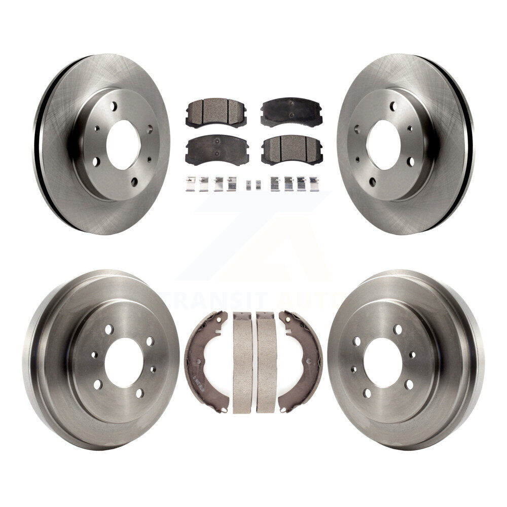 Transit Auto K8T-103689 Disc Brake Kit for 2002-2006 Mitsubishi Lancer - Front and Rear product image