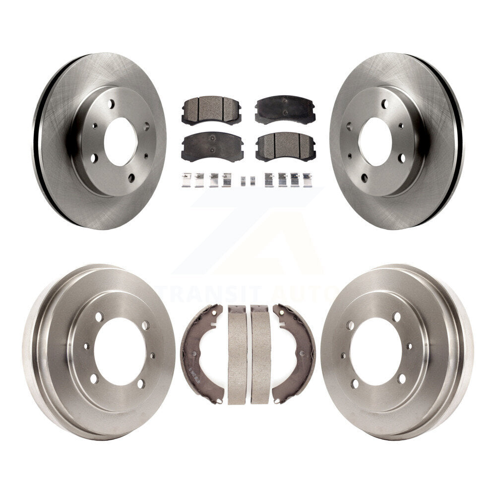 Transit Auto K8T-103690 Disc Brake Kit for 2002-2007 Mitsubishi Lancer - Front and Rear product image
