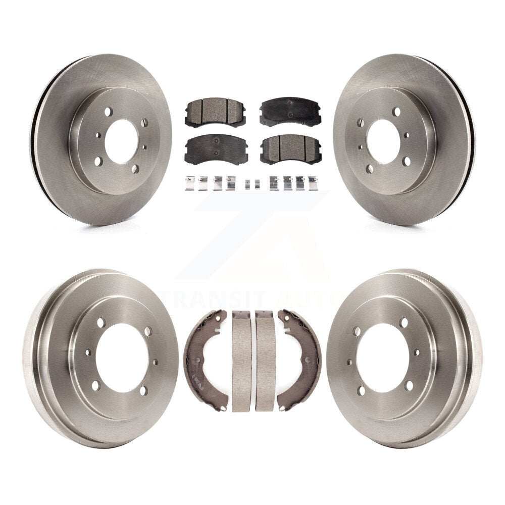 Transit Auto K8T-103692 Disc Brake Kit for 2002-2005 Mitsubishi Lancer - Front and Rear product image