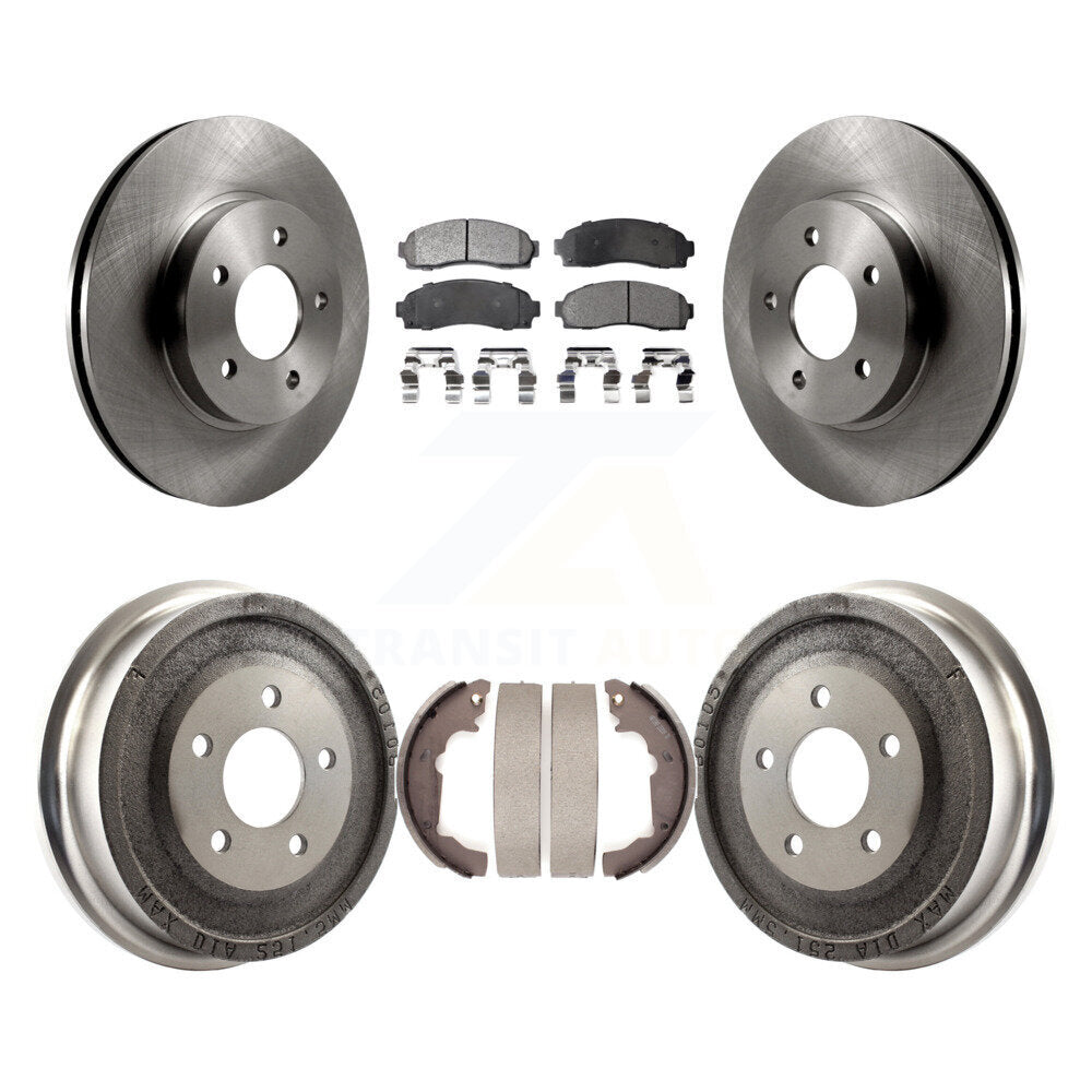 Transit Auto K8T-103724 Disc Brake Kit for 2002-2007 Pontiac Torrent, Chevrolet Equinox, Saturn Vue - Front and Rear product image
