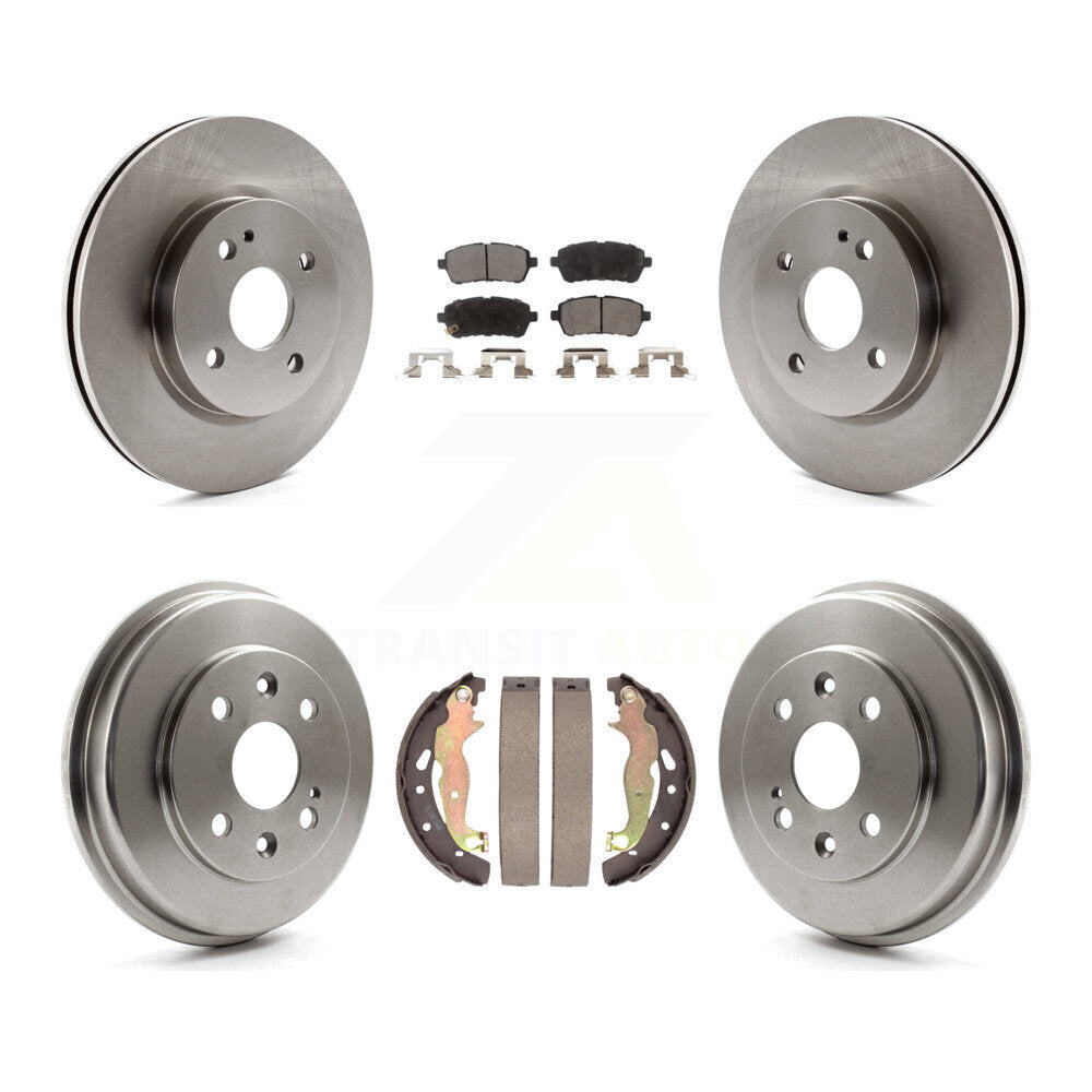 Transit Auto K8T-103754 Disc Brake Kit for 2011-2014 Mazda 2 - Front and Rear product image